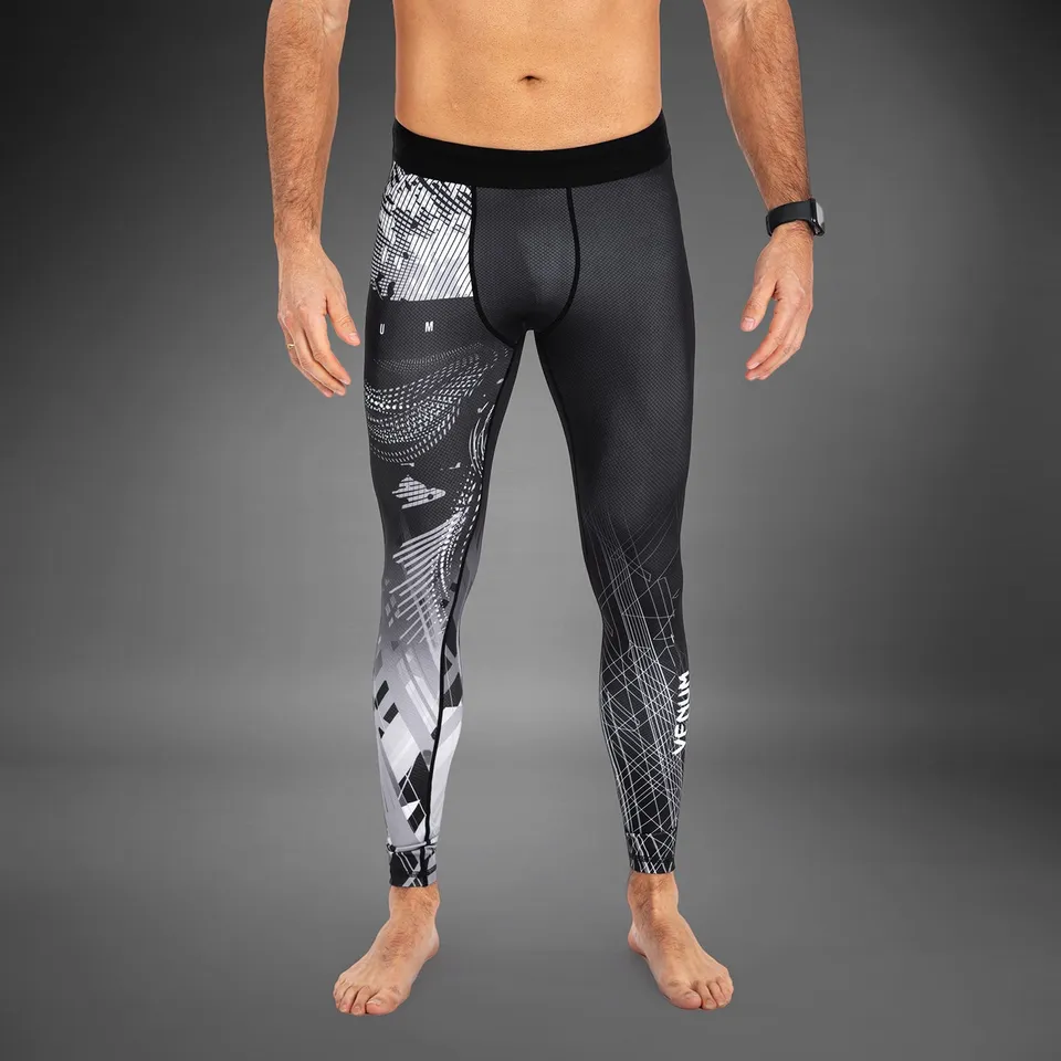 venum-gorilla-jungle-kompressionshose-herren-schwarz-wei image 1