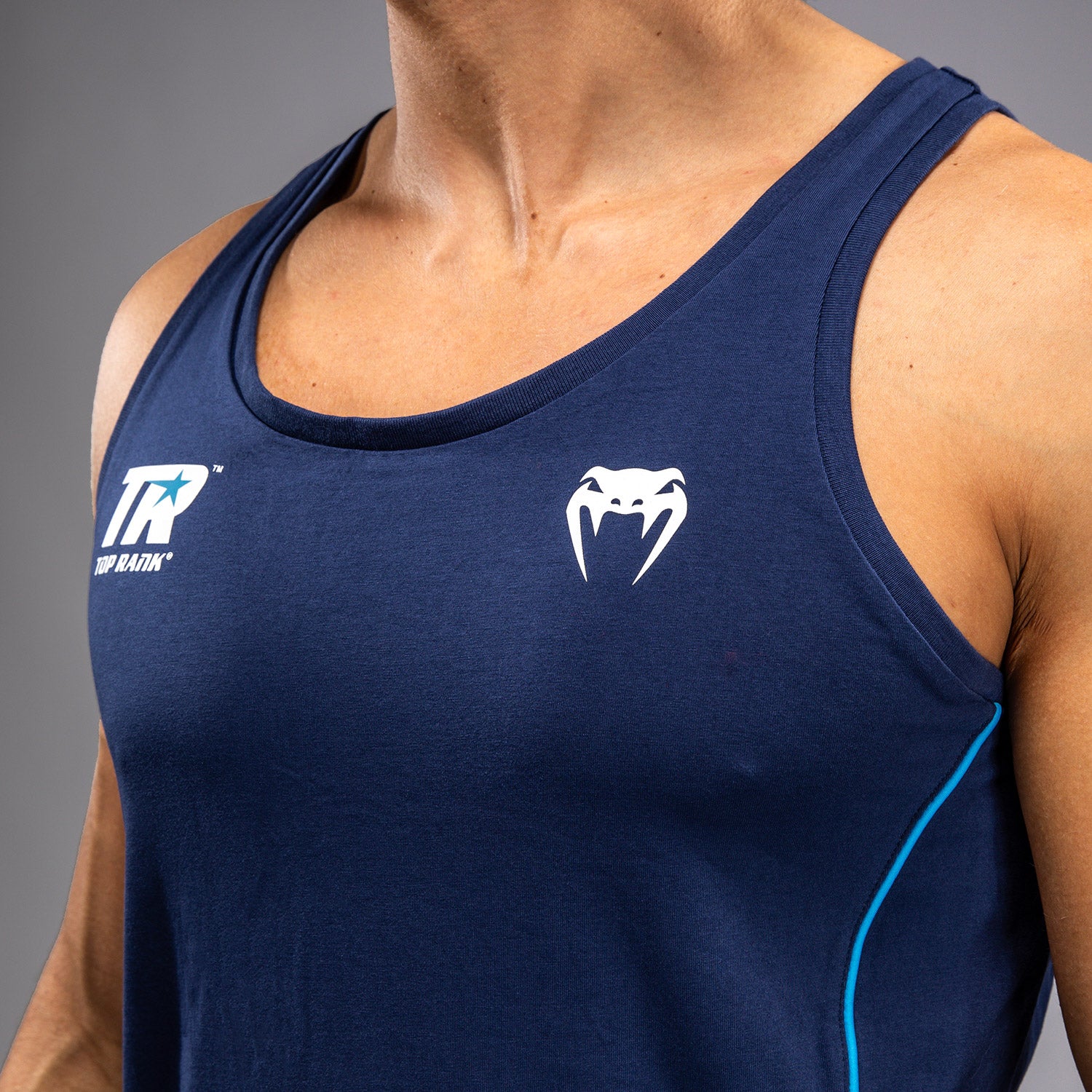 venum-x-top-rank-original-herren-tanktop-marineblau image 5