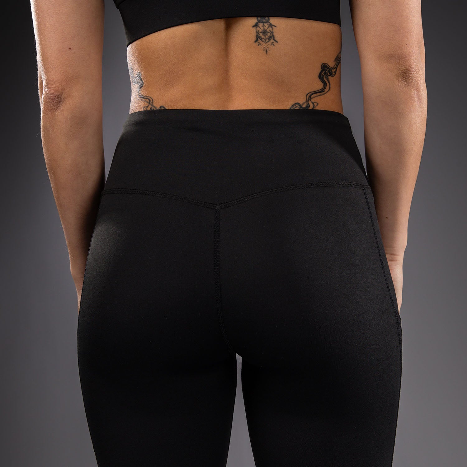 venum-lazer-damen-leggings-schwarz-gelb image 6