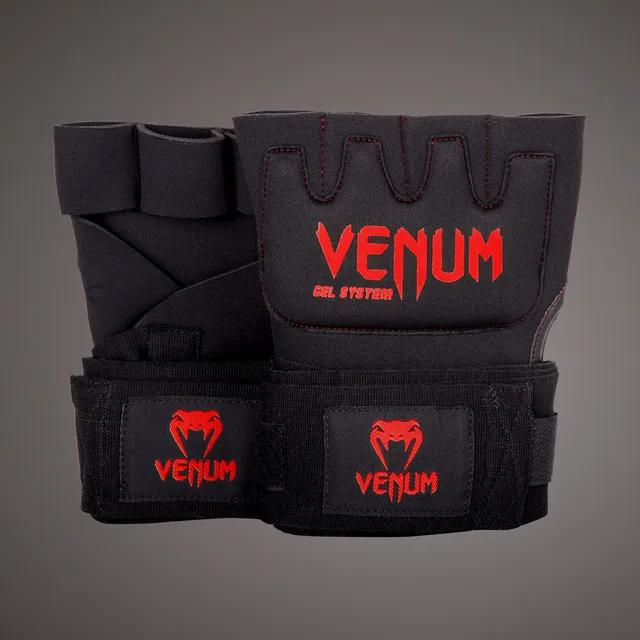 venum-gel-kontact-handwraps-handschuh-wraps-schwarz-rot image 1