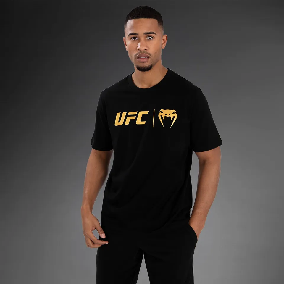venum-ufc-classic-t-shirt-schwarz-gold image 1