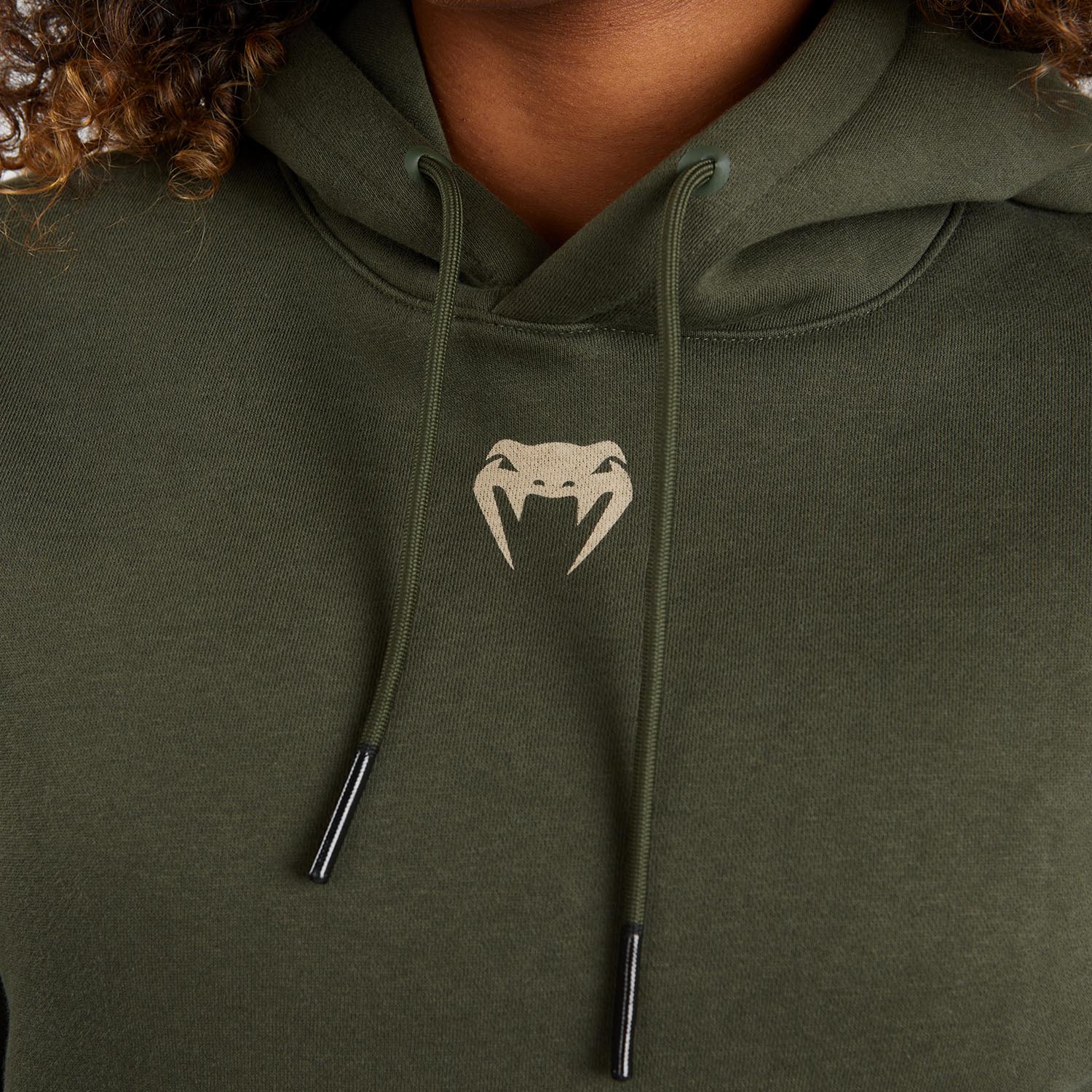 ufc-adrenaline-by-venum-fight-week-damen-pullover-hoodie-khaki image 4