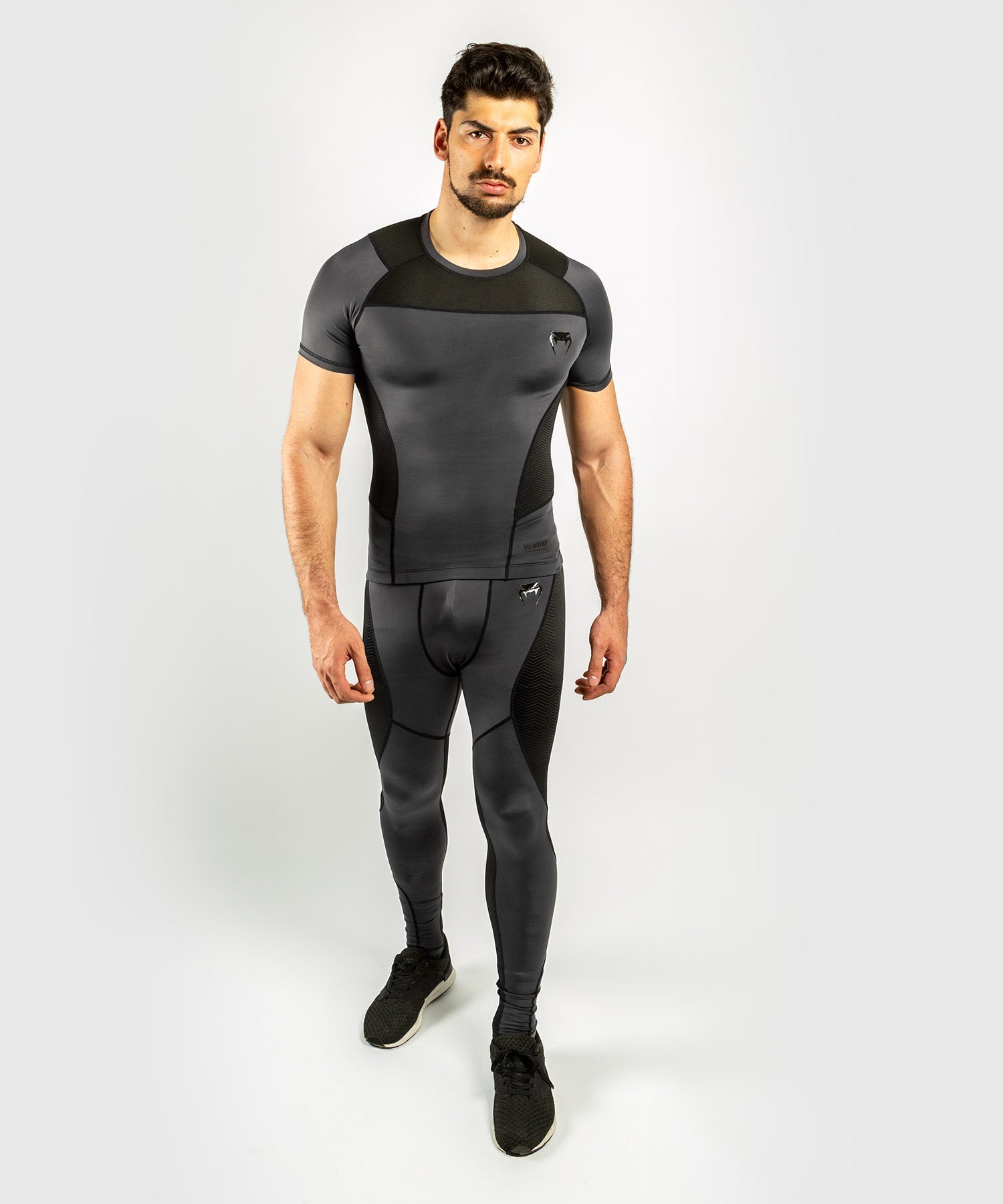 venum-g-fit-rashguard-kurzarm-grau-schwarz image 8