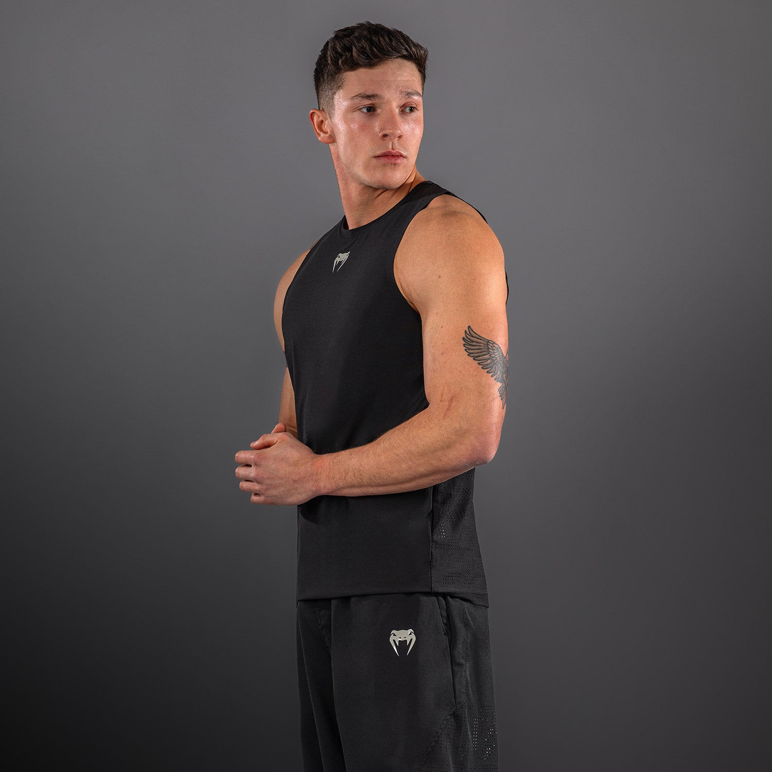 venum-lazer-tanktop-dry-tech-schwarz-grau image 4