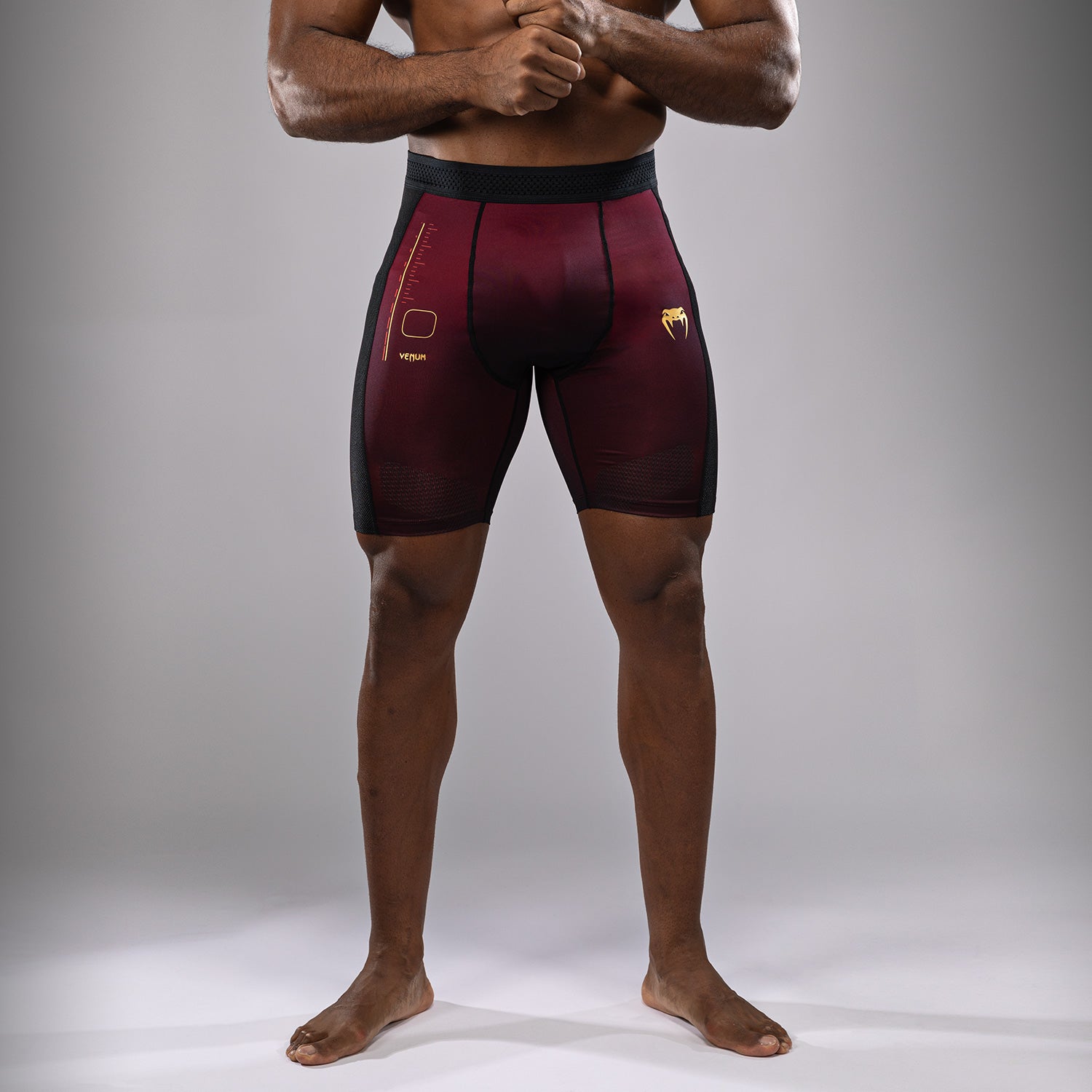 venum-tactical-xt-vale-tudo-shorts-schwarz-burgund-gold image 1