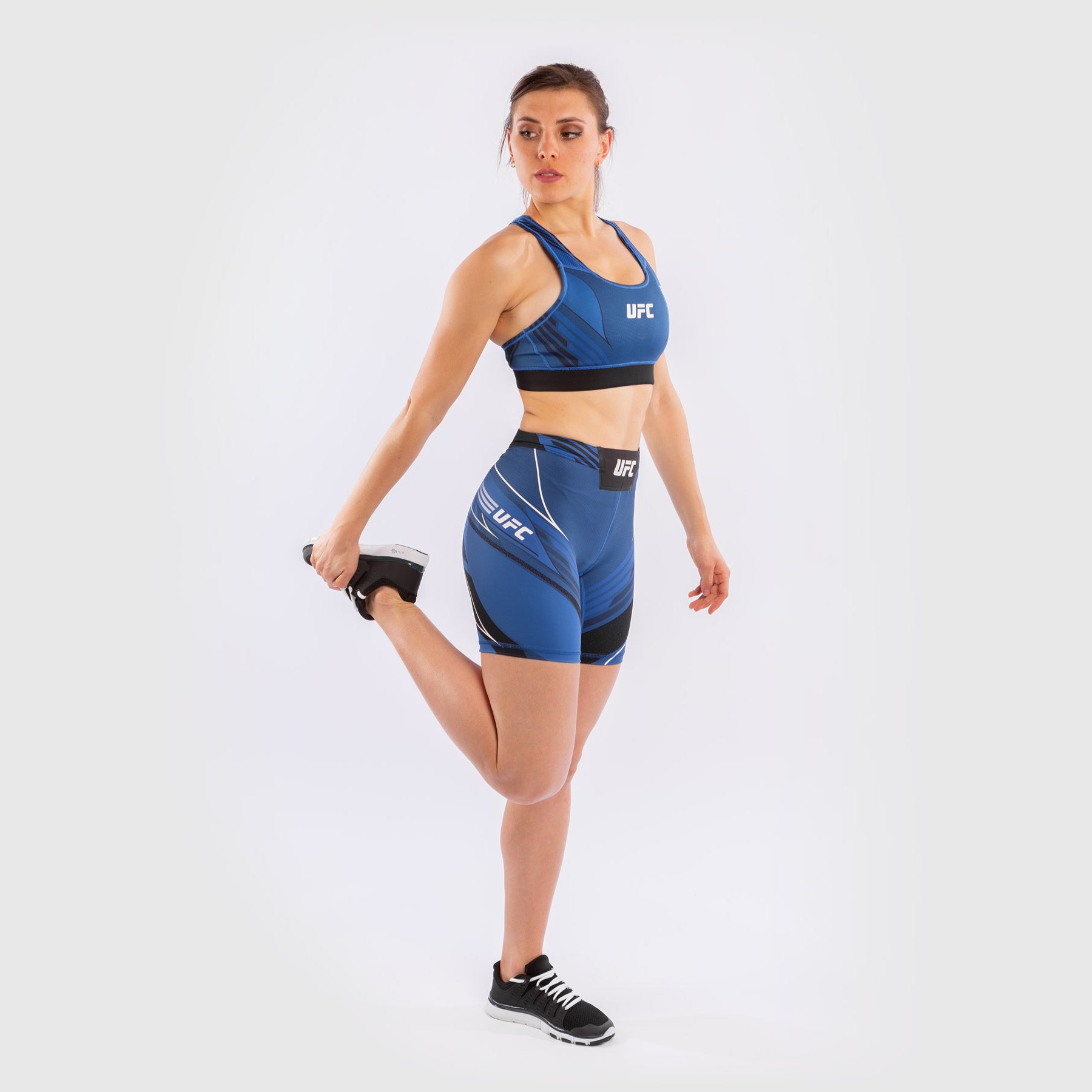 ufc-venum-authentic-fight-night-damen-vale-tudo-shorts-long-fit-blau image 5