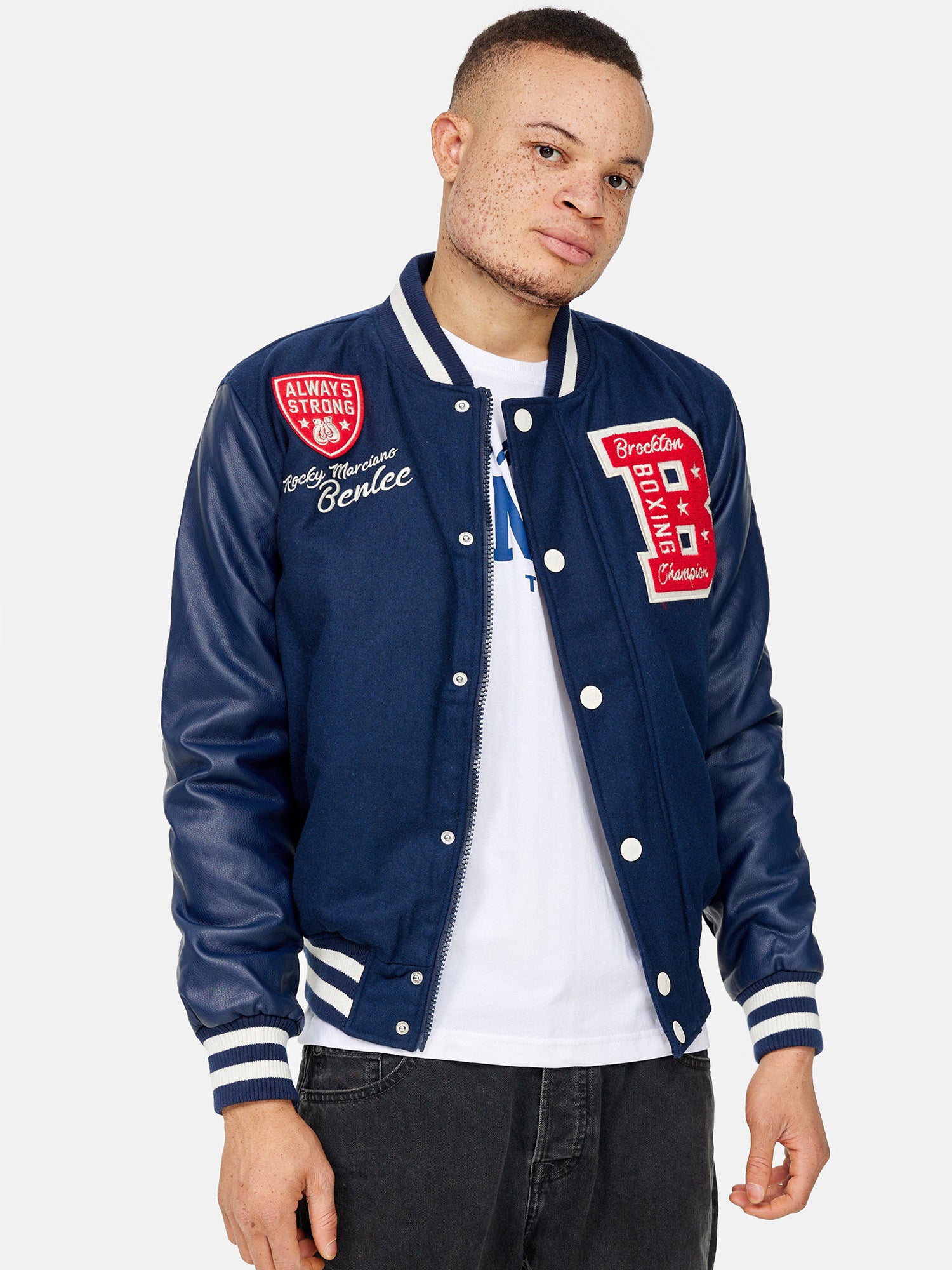 benlee-newark-collegejacke-herren-blouson-mit-applikationen-und-druckknopfleiste image 1