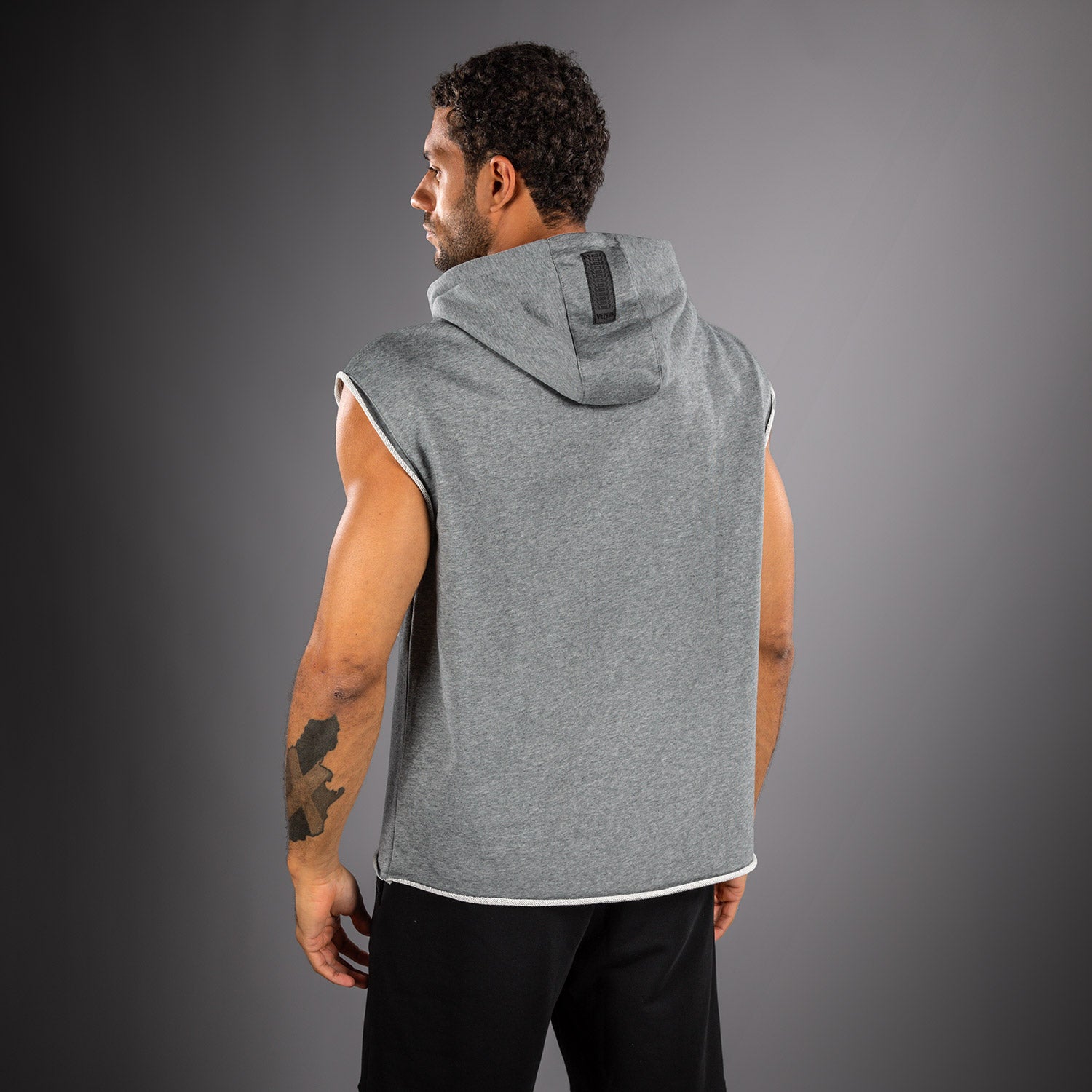 venum-muay-thai-vt-rmelloser-hoodie-herren-meliert-grau image 4