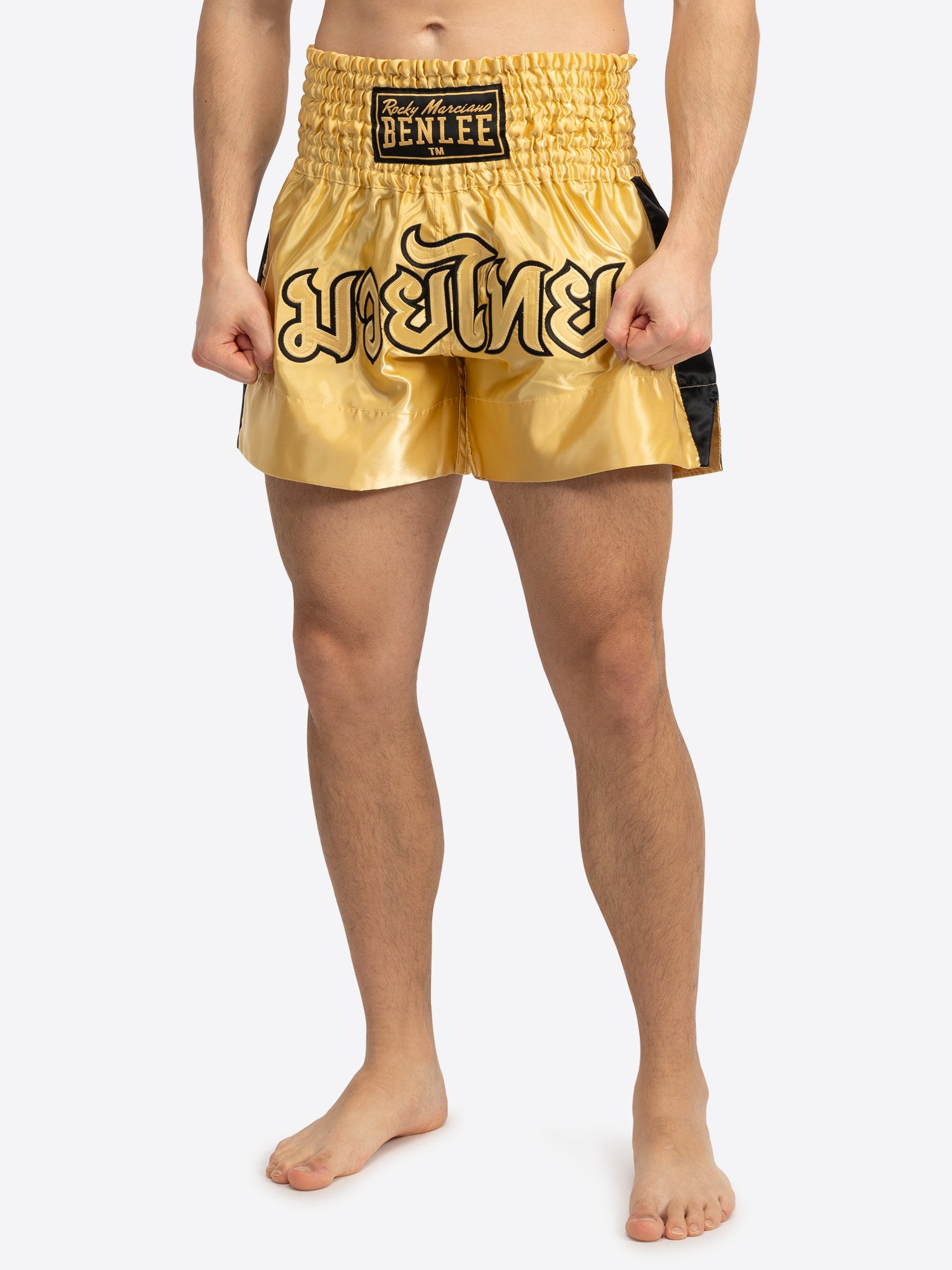 benlee-goldy-thaiboxhose-satin-muay-thai-shorts-f-r-training-wettkampf image 7