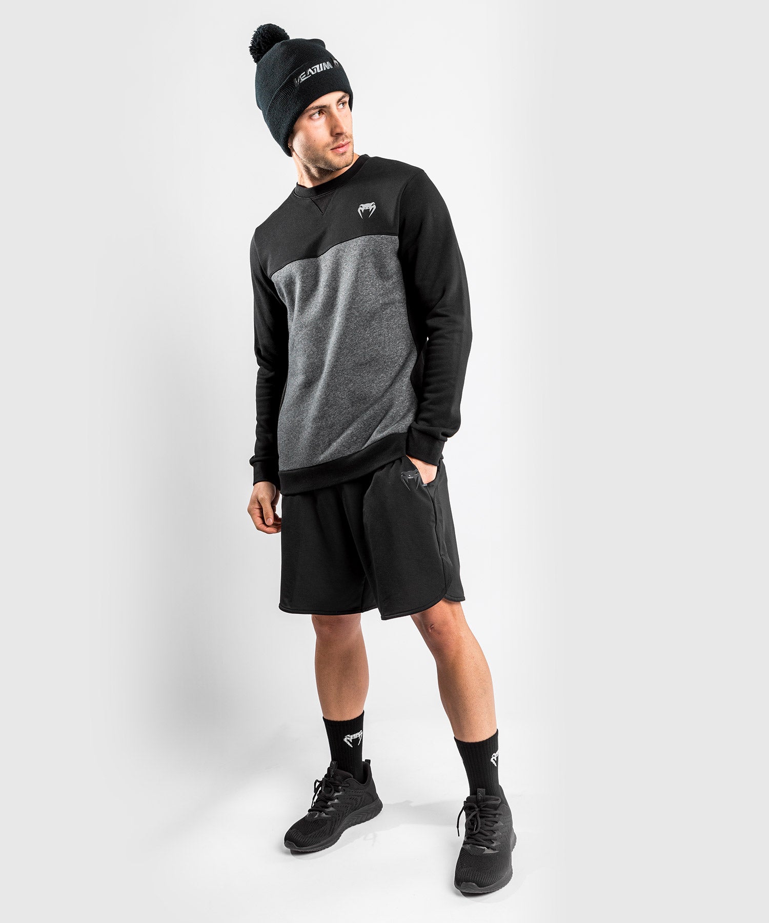 venum-contender-evo-trainingsshorts-schwarz-schwarz image 2
