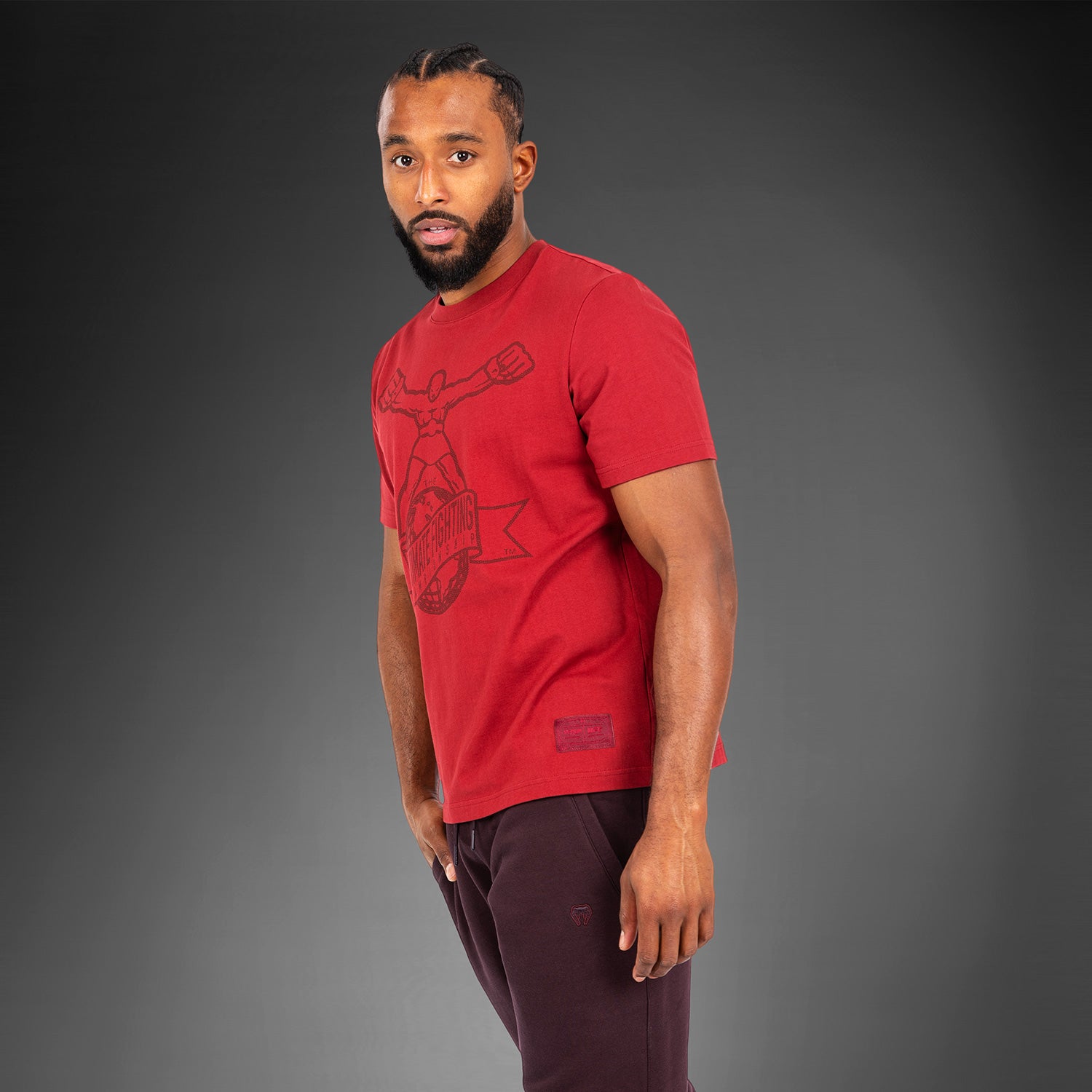 ufc-by-venum-ulti-man-t-shirt-burgunderrot image 2