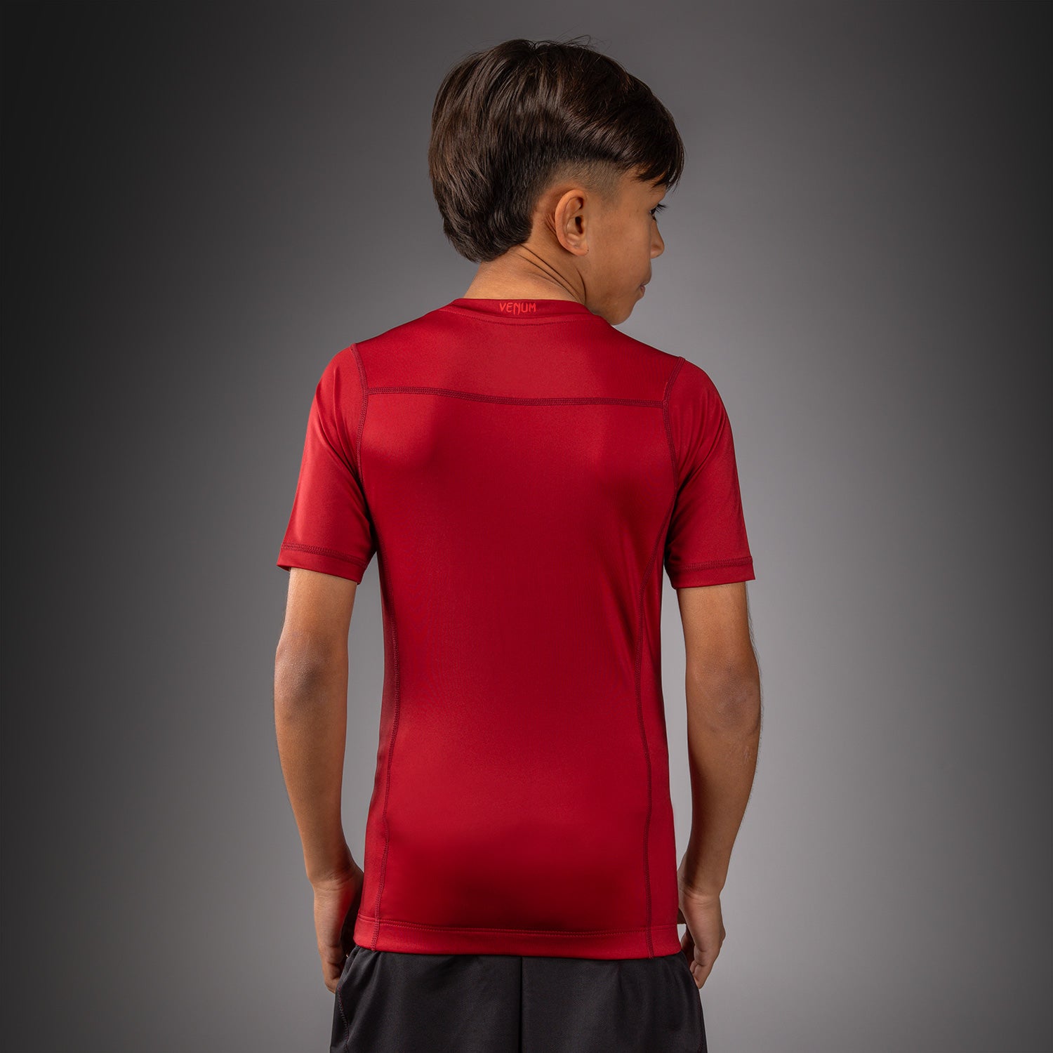 venum-attack-kurzarm-rashguard-kinder-schwarz-rot image 4