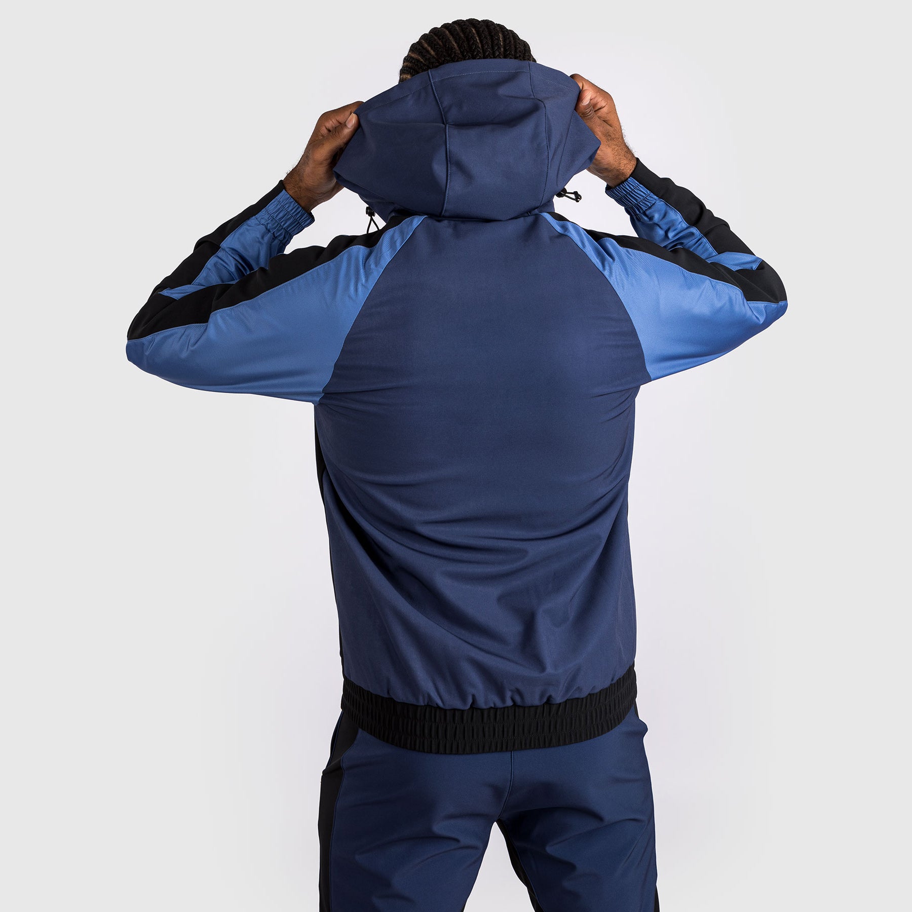 venum-laser-3-0-trainingsjacke-herren-schwarz-blau image 2