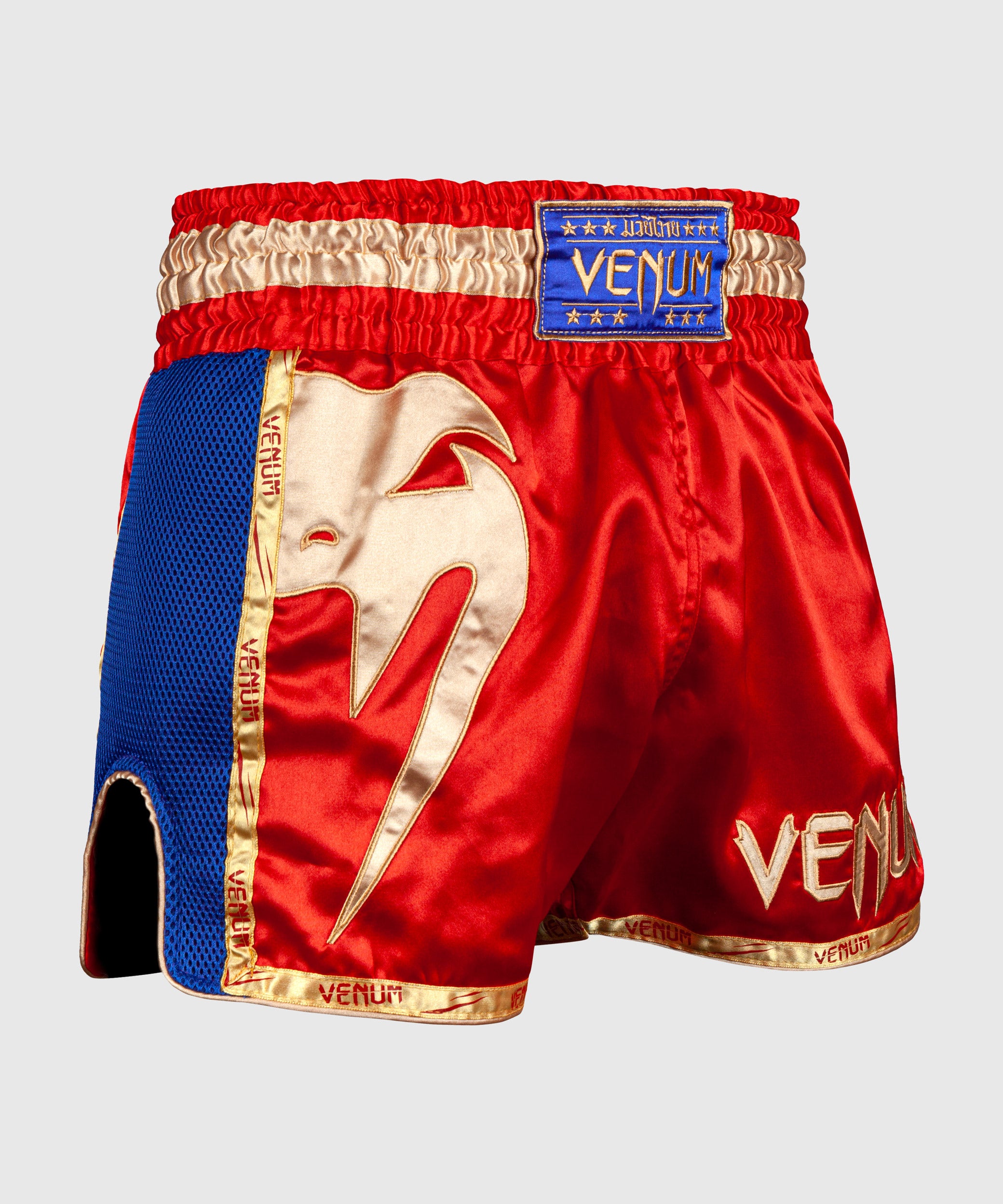 venum-giant-muay-thai-shorts-herren-gold-rot image 1