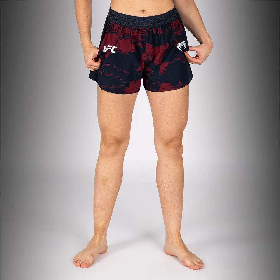 venum-ufc-zenith-authentic-fight-week-performance-short-damen-marineblau-burgund image 1