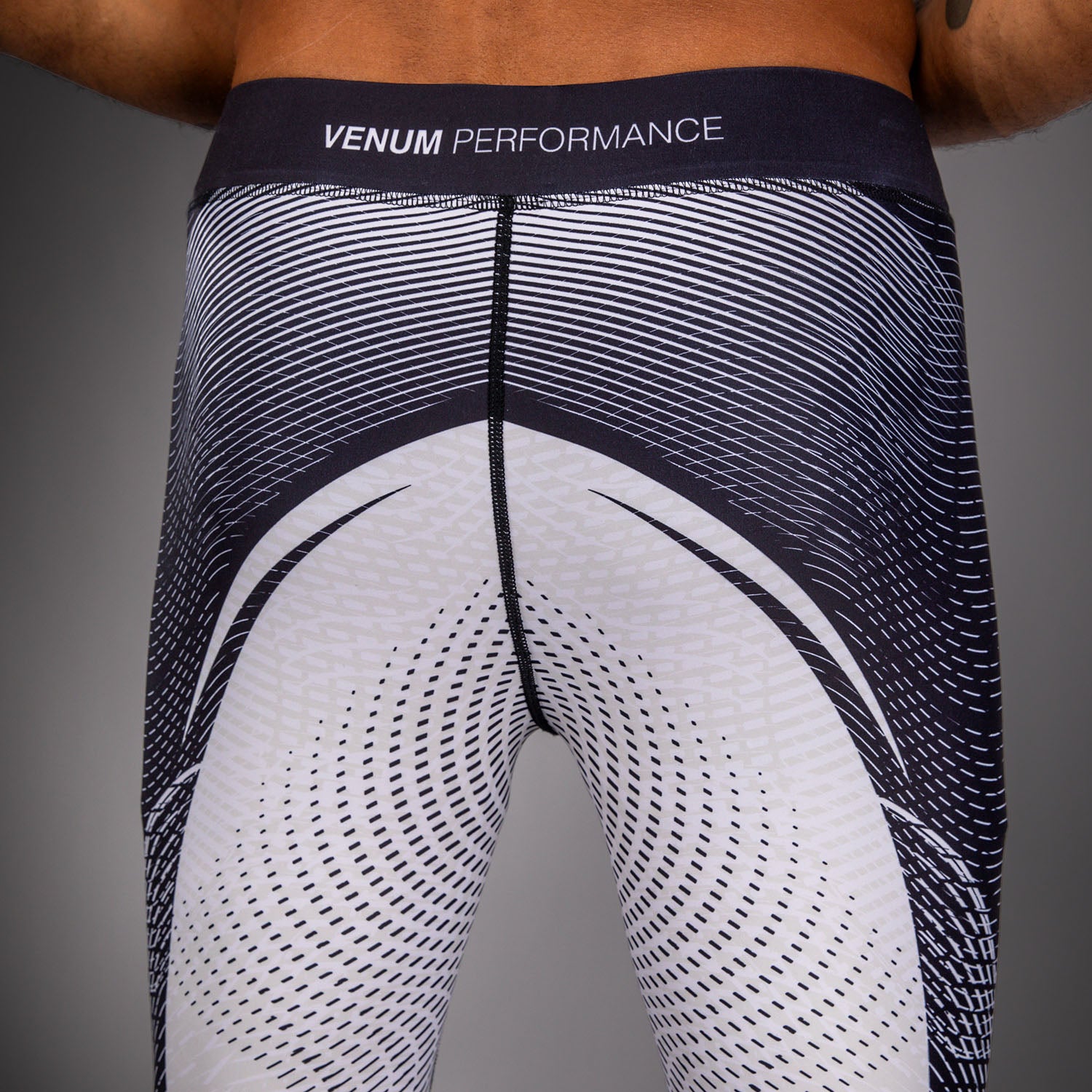 venum-galactic-3-0-spats-herren-kompressionstights-cremewei-schwarz image 7