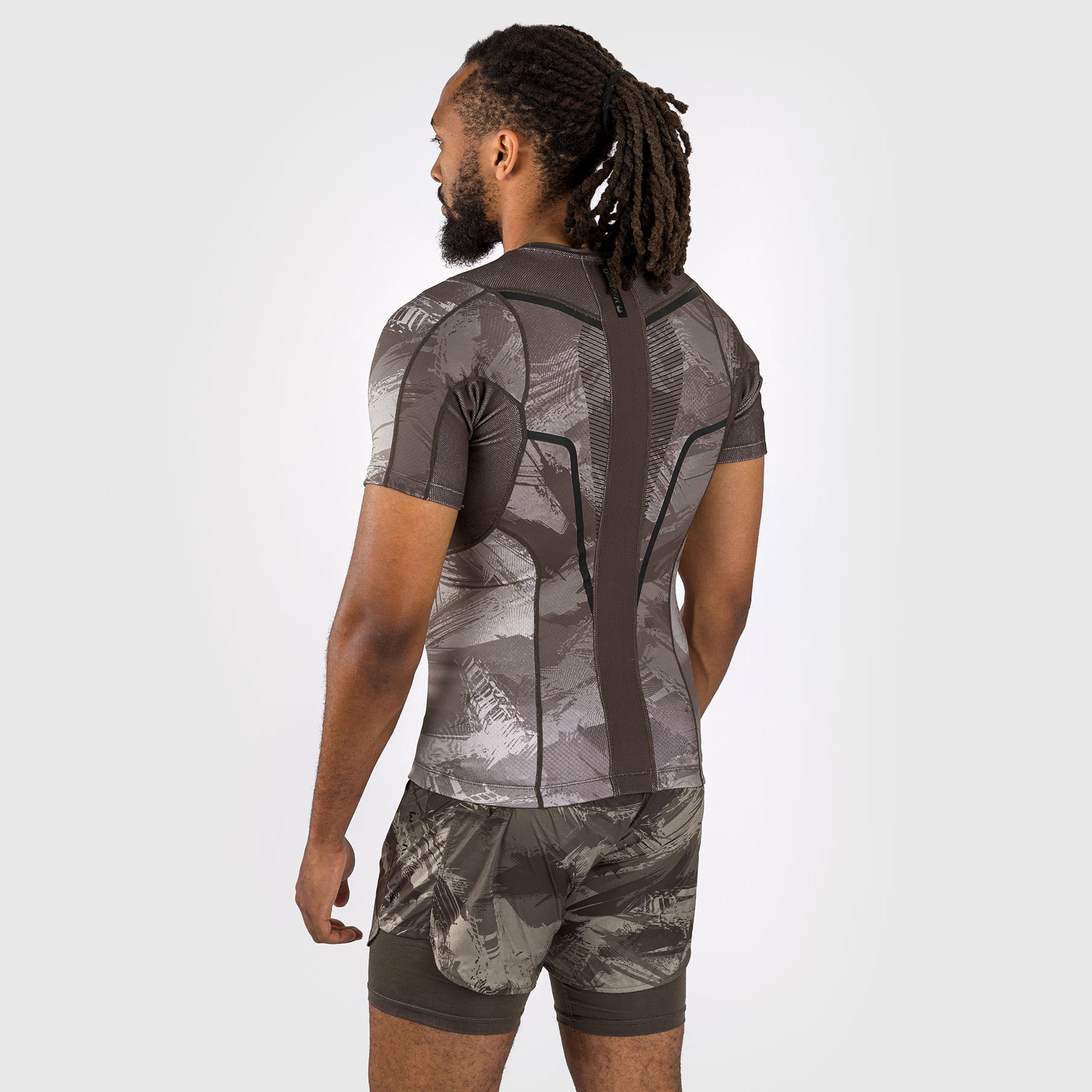 venum-electron-3-0-kurzarm-rashguard-sand image 4