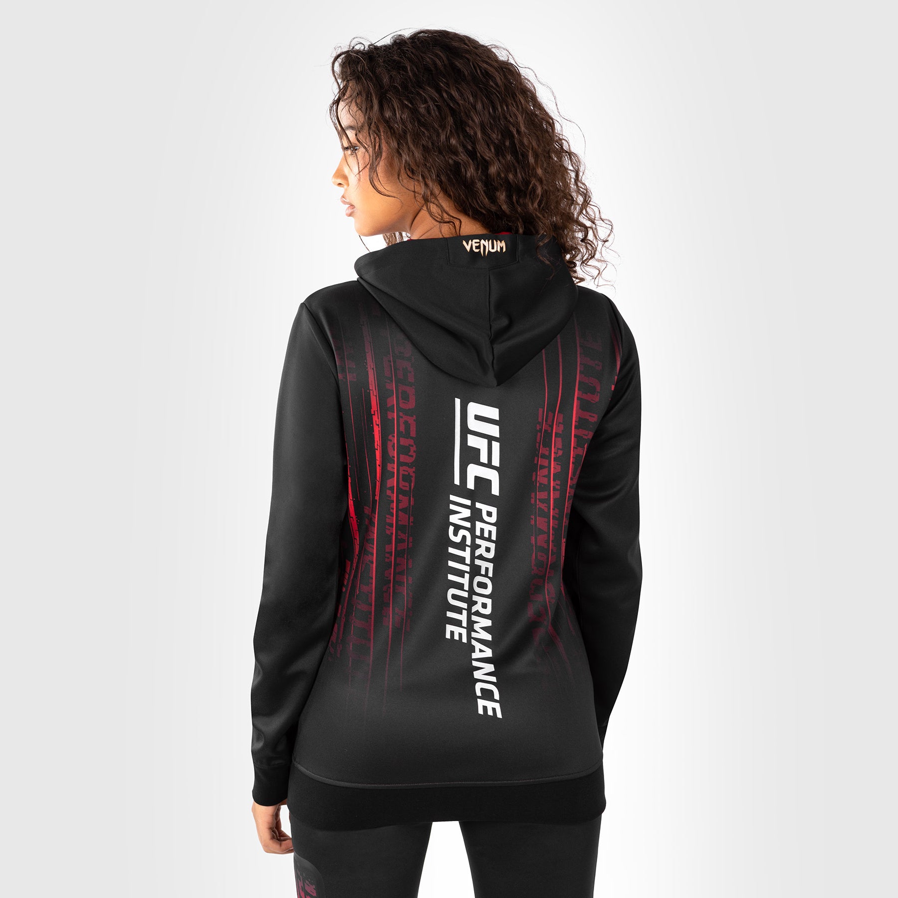 ufc-venum-performance-institute-2-0-zip-hoodie-damen-schwarz-rot image 2