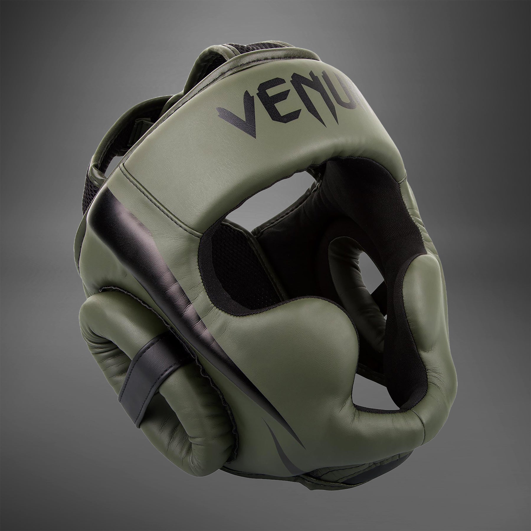 venum-elite-kopfschutz-khaki-schwarz image 1