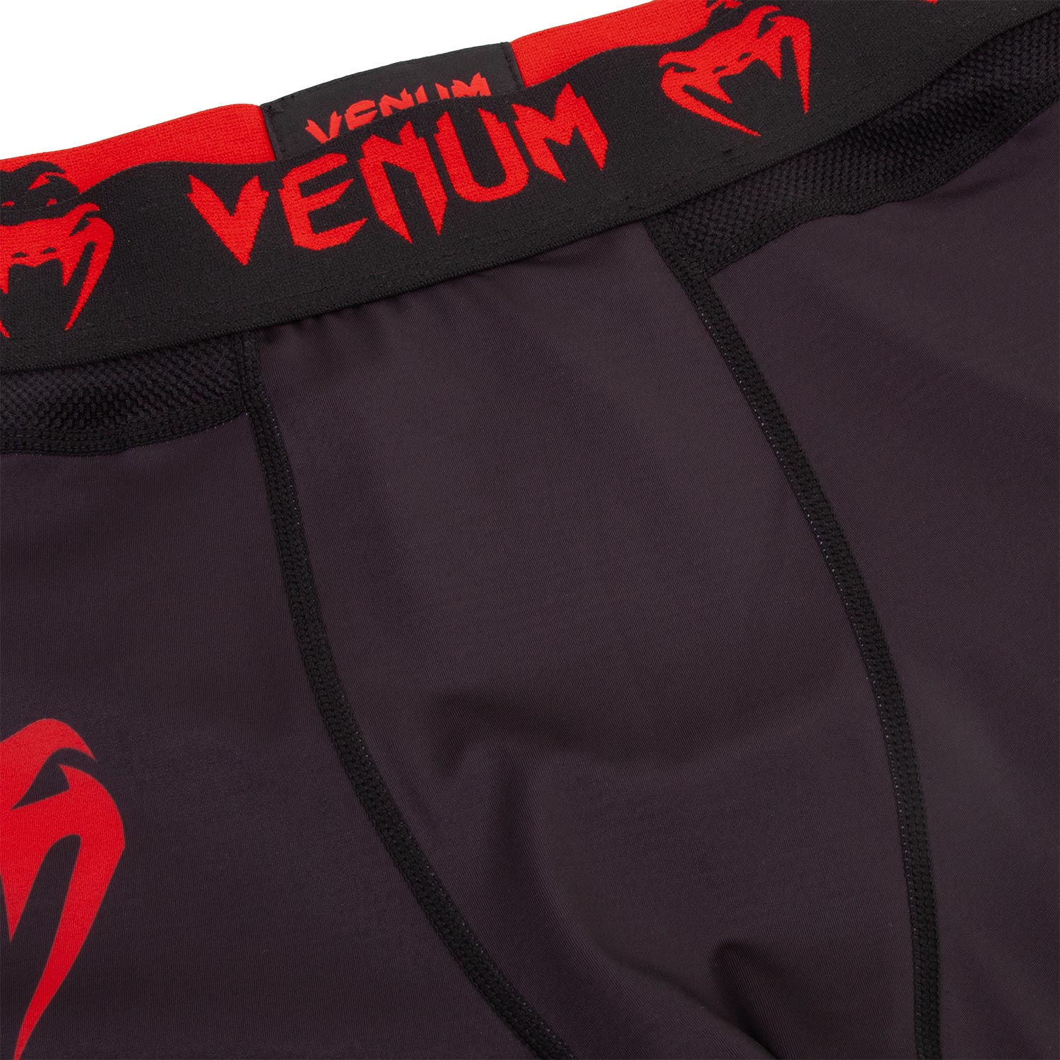 venum-logos-kompressionshose-schwarz-rot image 5