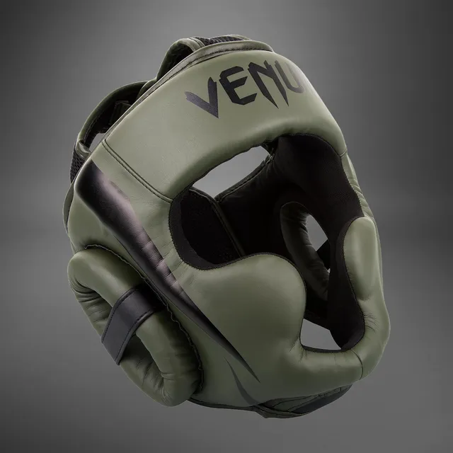 venum-elite-kopfschutz-khaki-schwarz image 1