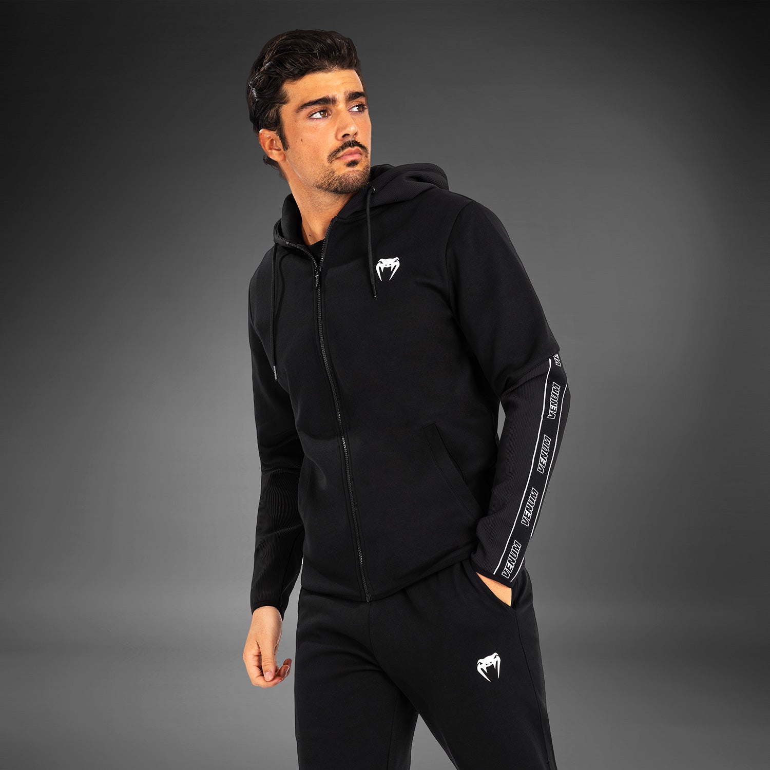 venum-contender-4-0-herren-hoodie-mit-rei-verschluss-schwarz image 5
