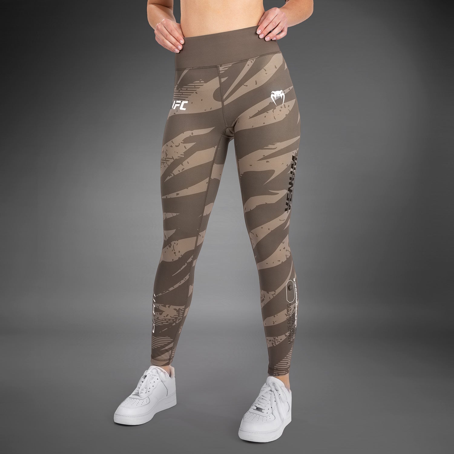 ufc-adrenaline-by-venum-fight-week-damen-performance-tight-desert-camo image 1