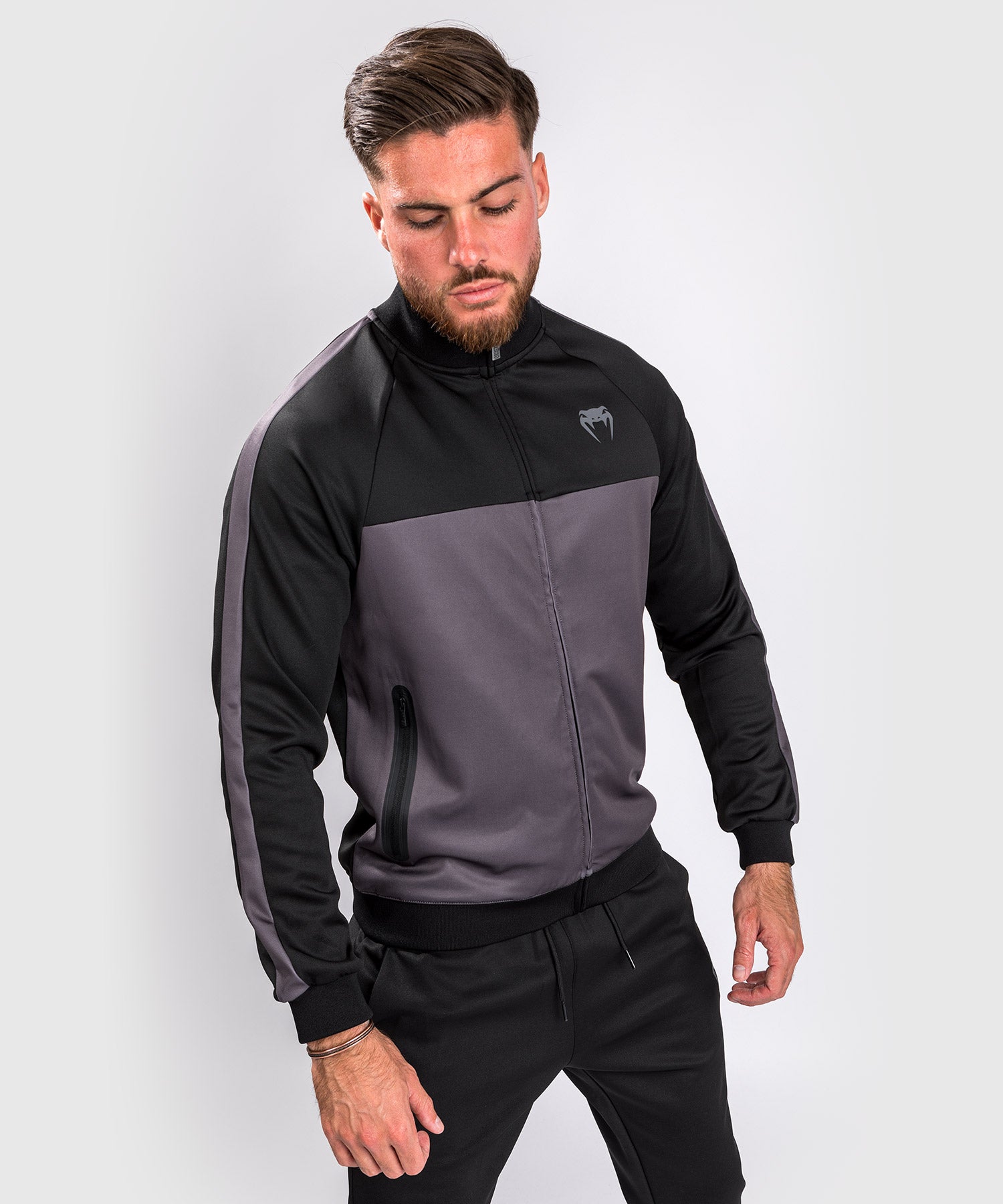venum-club-evo-jacke-schwarz-grau image 2