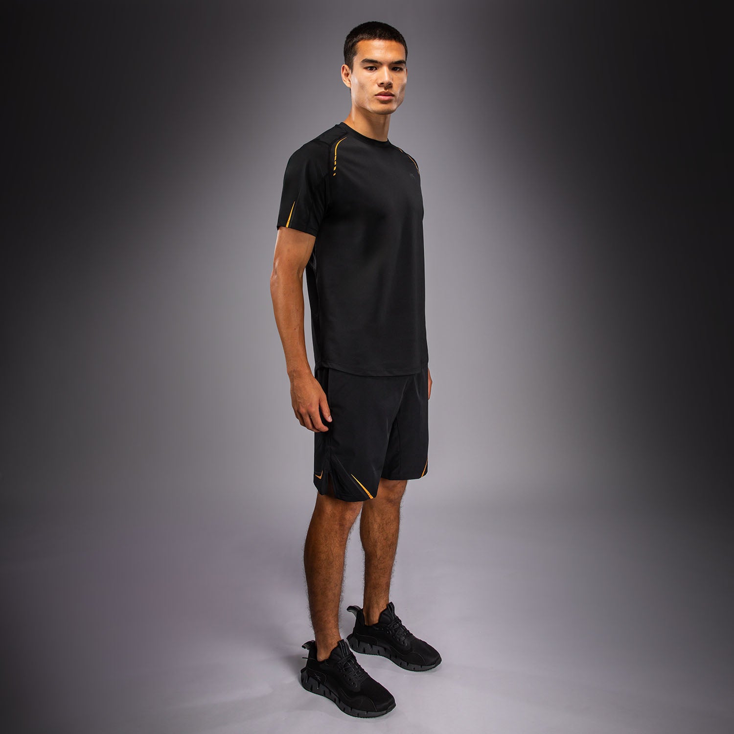 venum-g-core-dry-tech-t-shirt-herren-schwarz-gold image 3