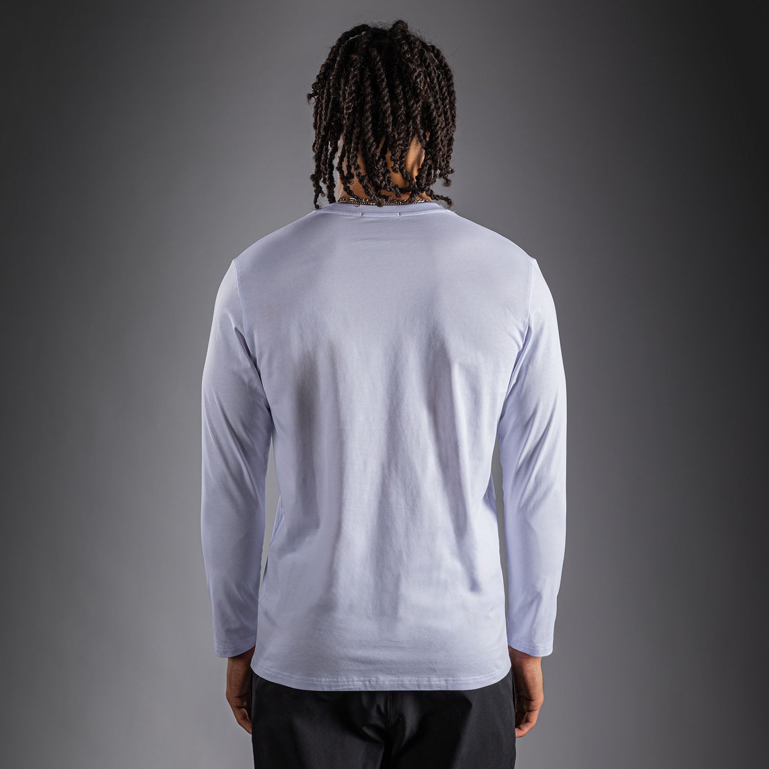 venum-lineup-langarm-t-shirt-herren-wei-schwarz image 3