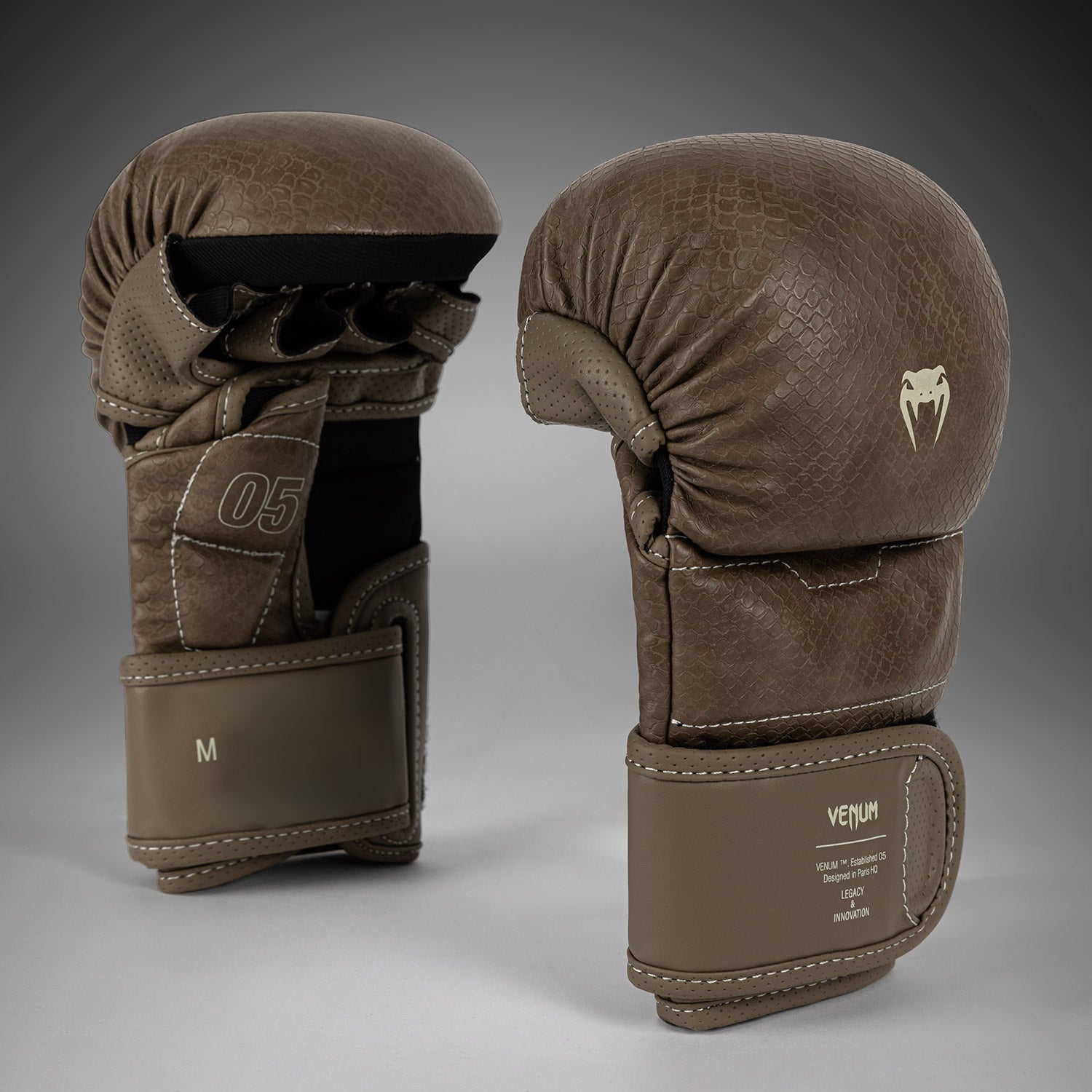 venum-impact-evo-scales-mma-sparringhandschuhe-braun image 3