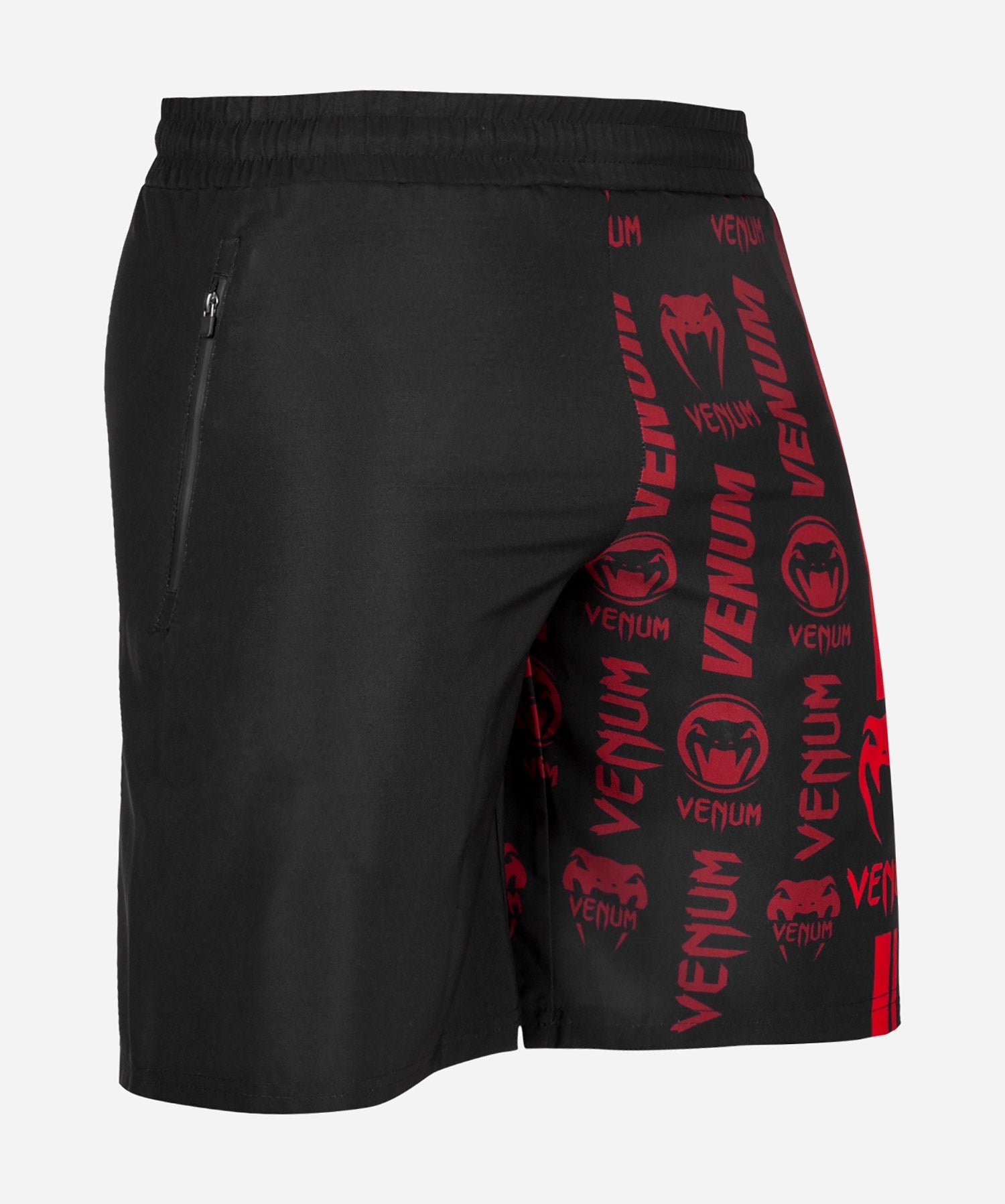venum-logos-fitness-shorts-schwarz-rot-herren image 2
