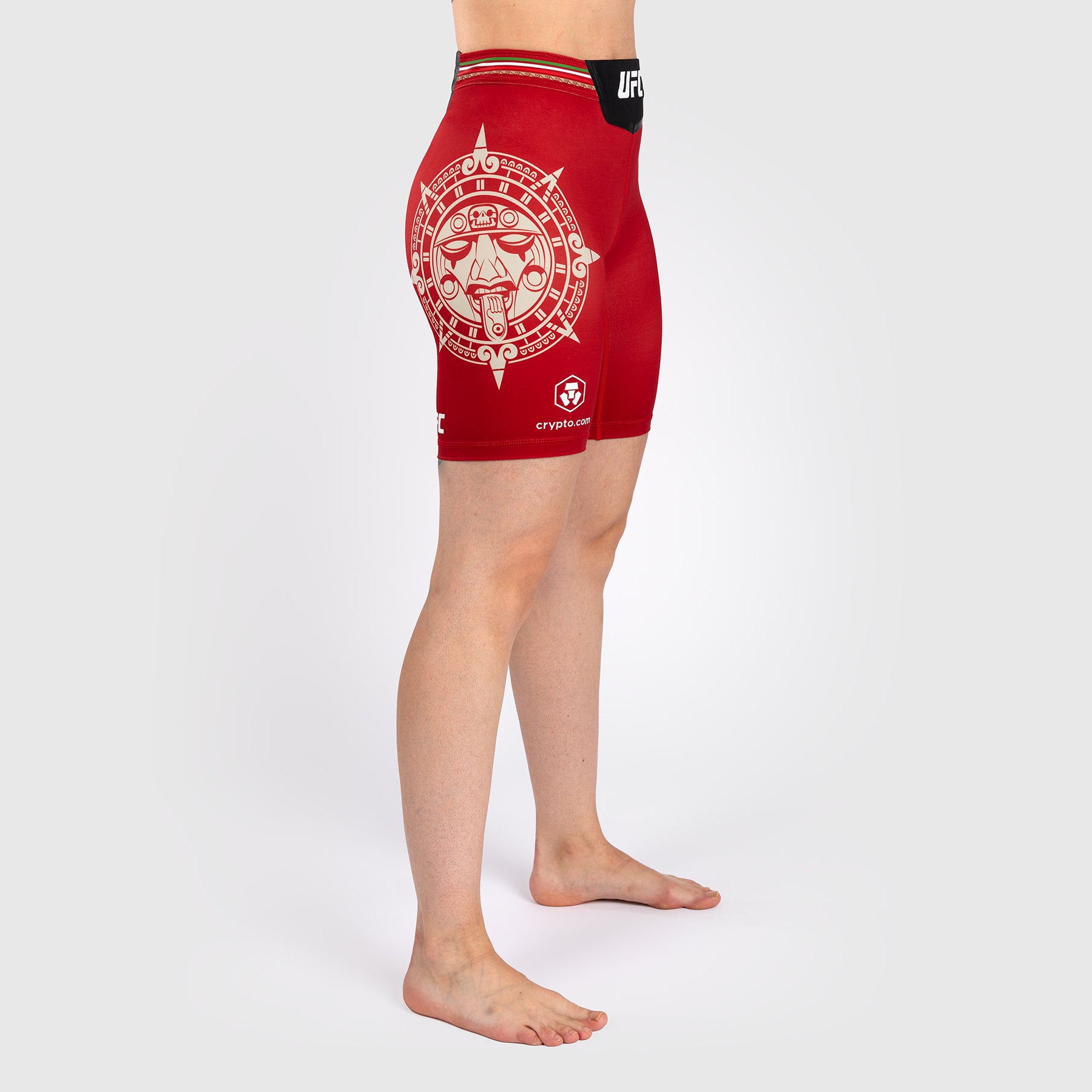 venum-noche-ufc-authentic-fight-night-vale-tudo-shorts-damen-lange-passform-rot image 3