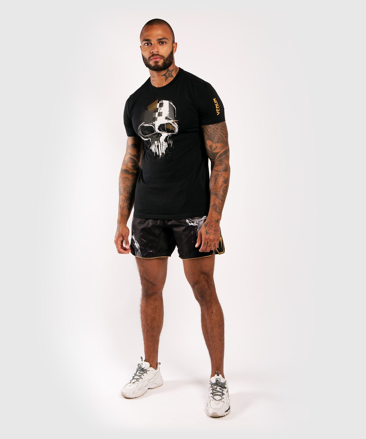 venum-skull-fightshorts-herren-schwarz image 7
