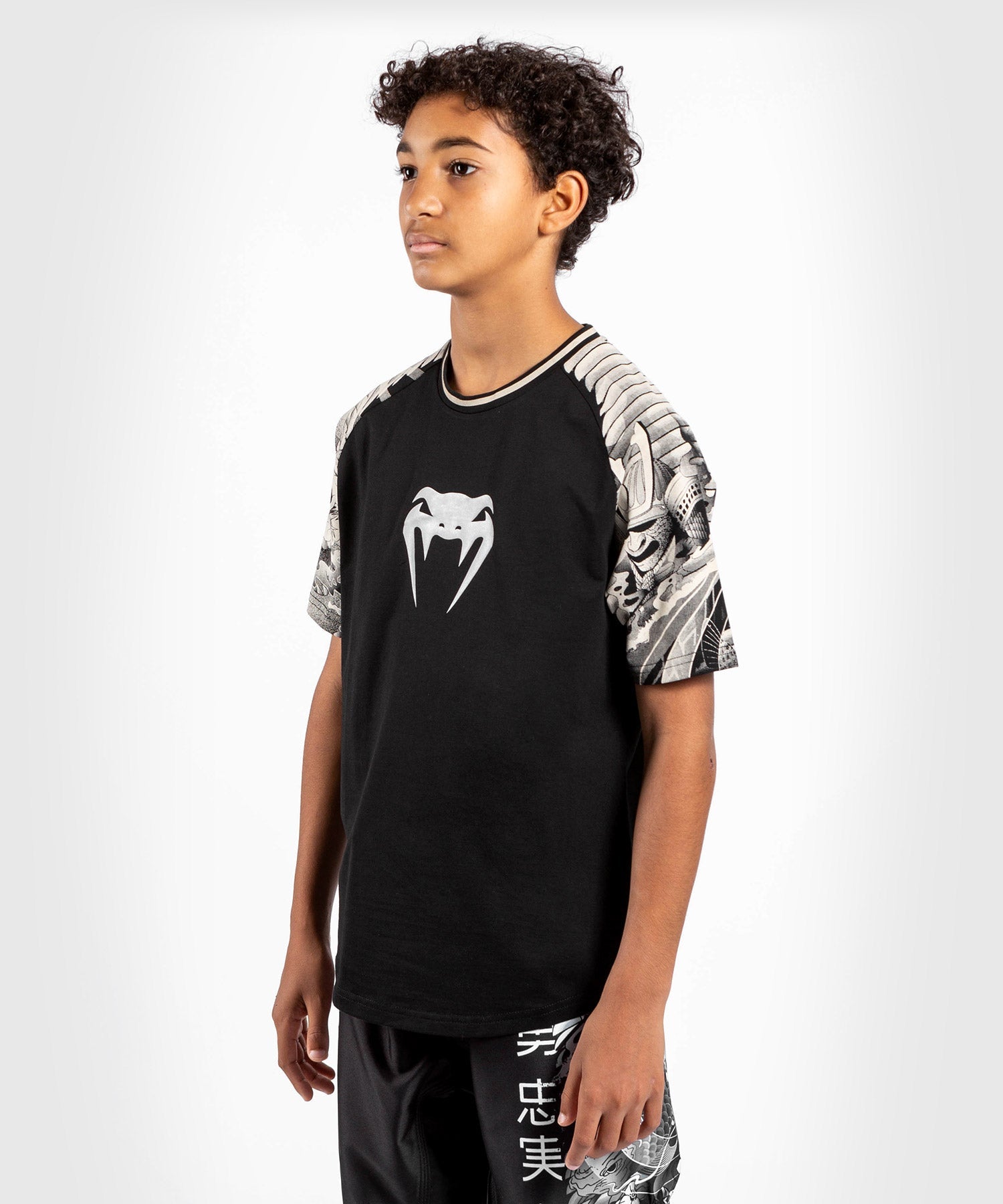 venum-ykz21-t-shirt-kinder-schwarz-wei image 3