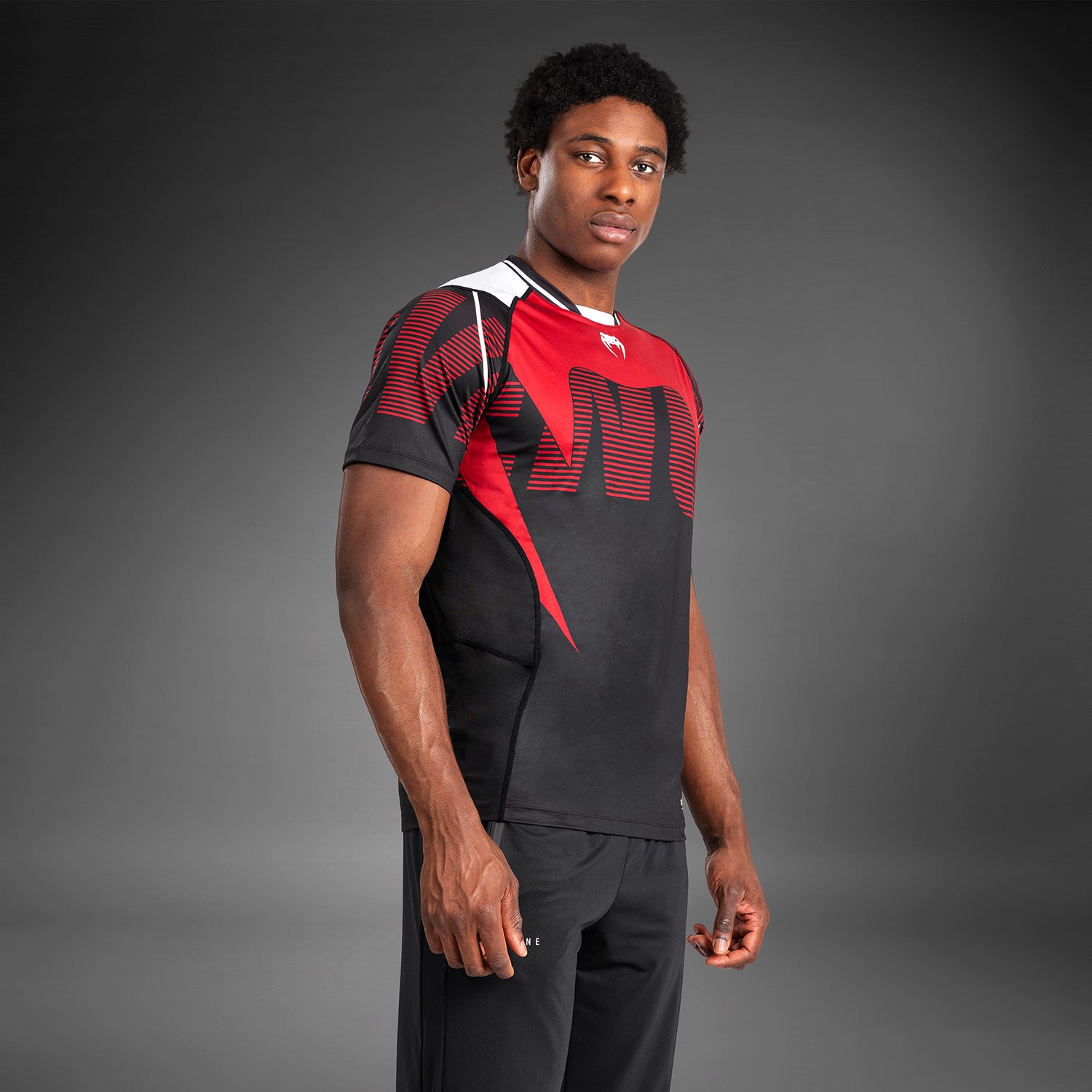 venum-adrenaline-dry-tech-t-shirt-herren-rot-schwarz image 6
