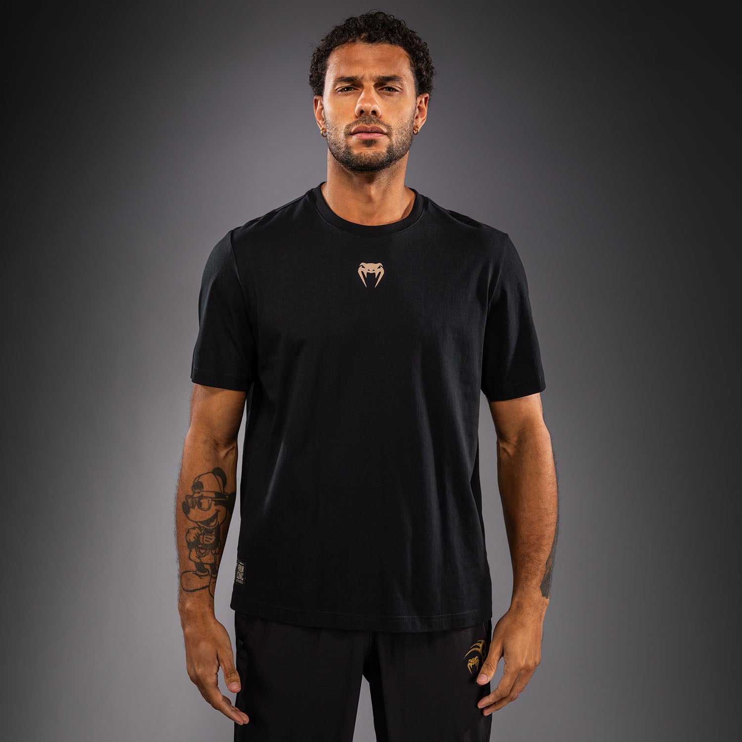 venum-fight-icon-t-shirt-baumwolle-schwarz image 2