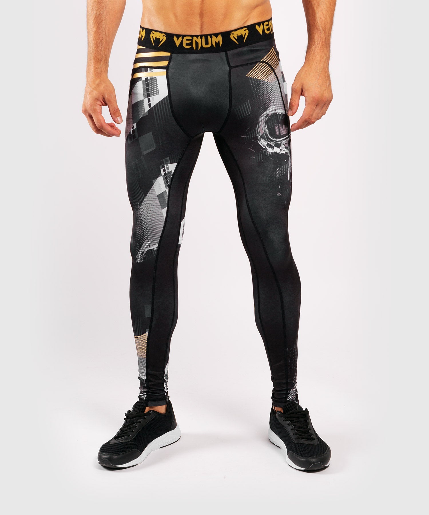 venum-skull-spats-kompressionshose-schwarz image 1