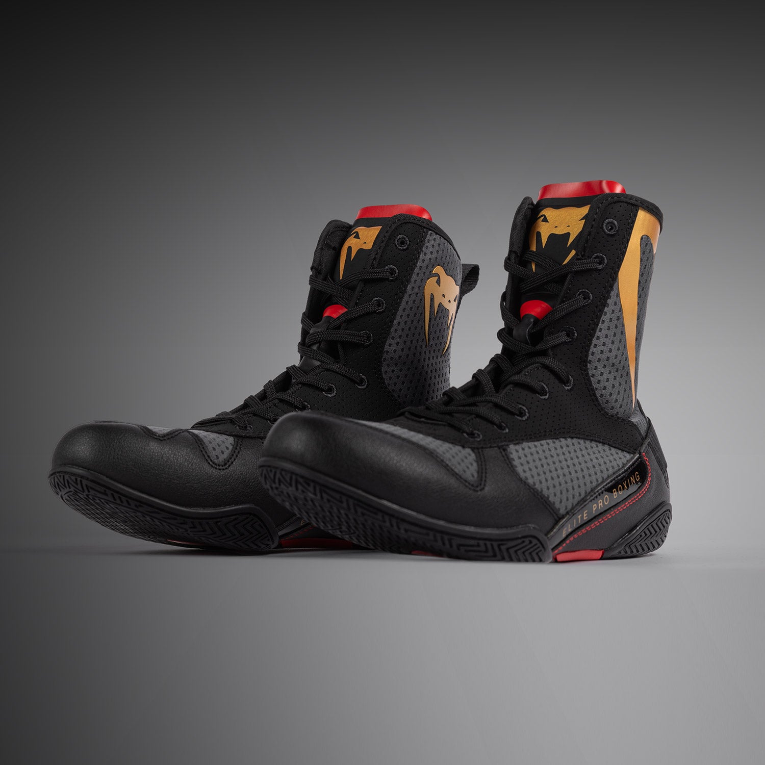 venum-elite-boxschuhe-sturmgrau-gold image 1