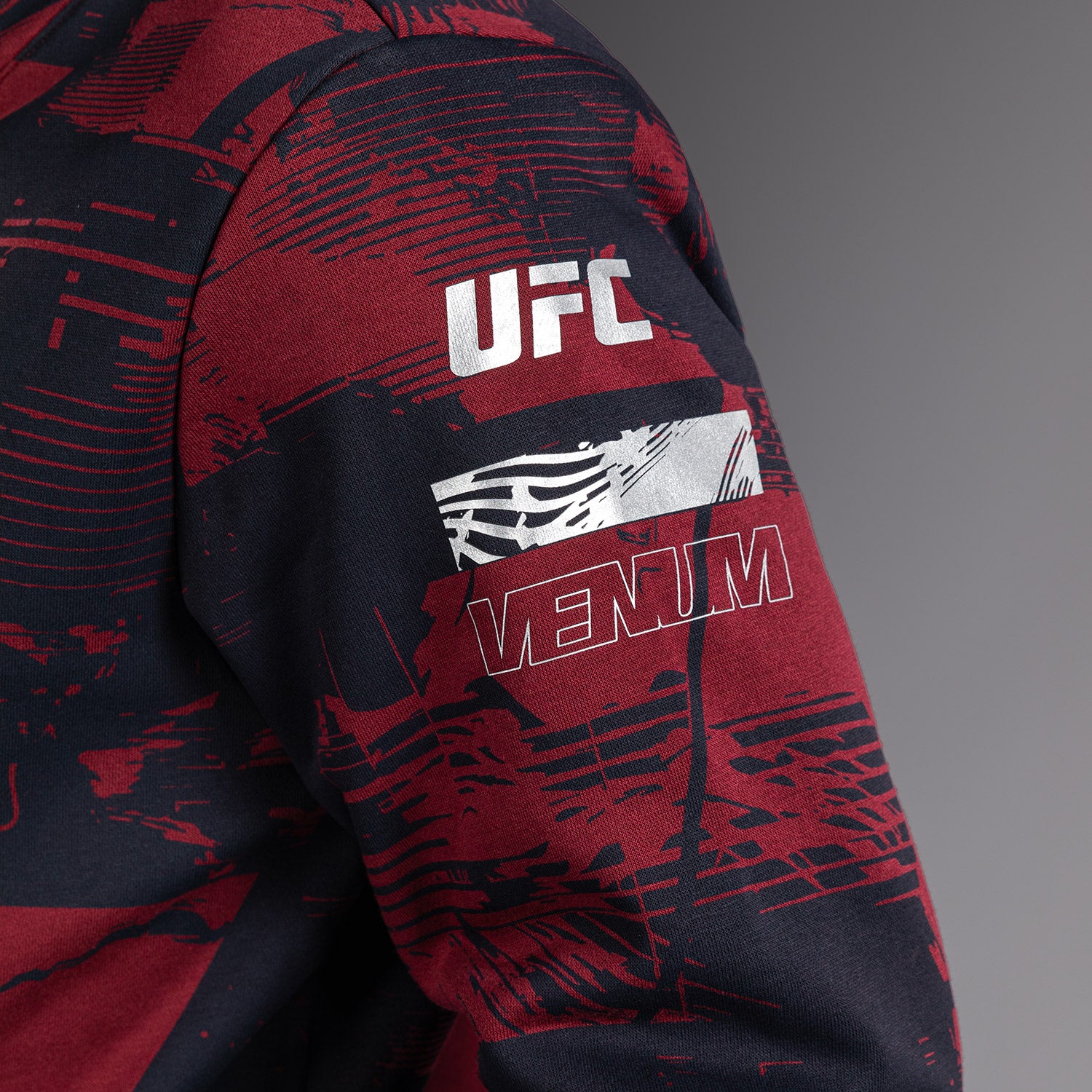 ufc-zenith-by-venum-authentic-fight-week-pullover-hoodie-herren-marineblau-burgu image 8