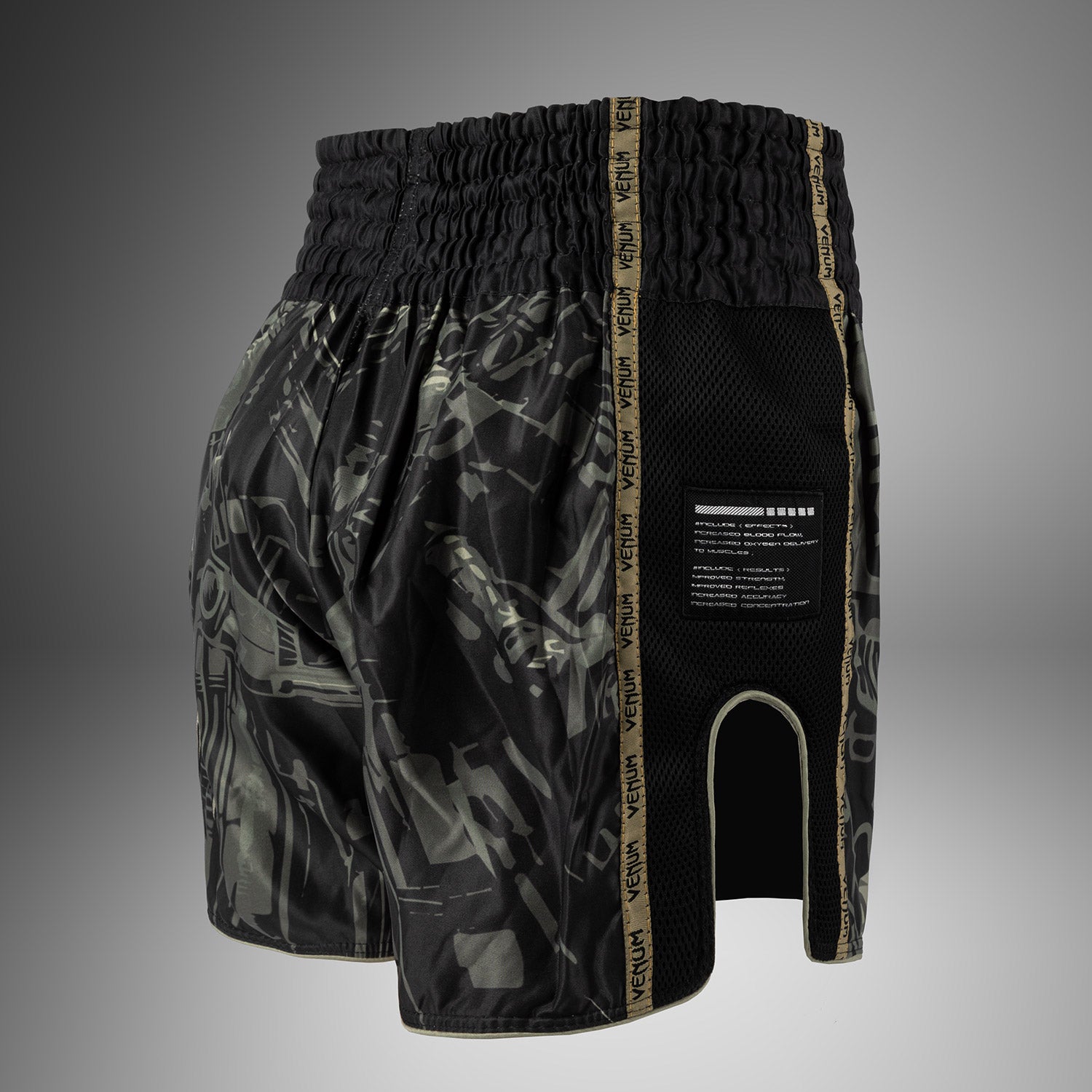 venum-invader-muay-thai-shorts-schwarz-sand image 2