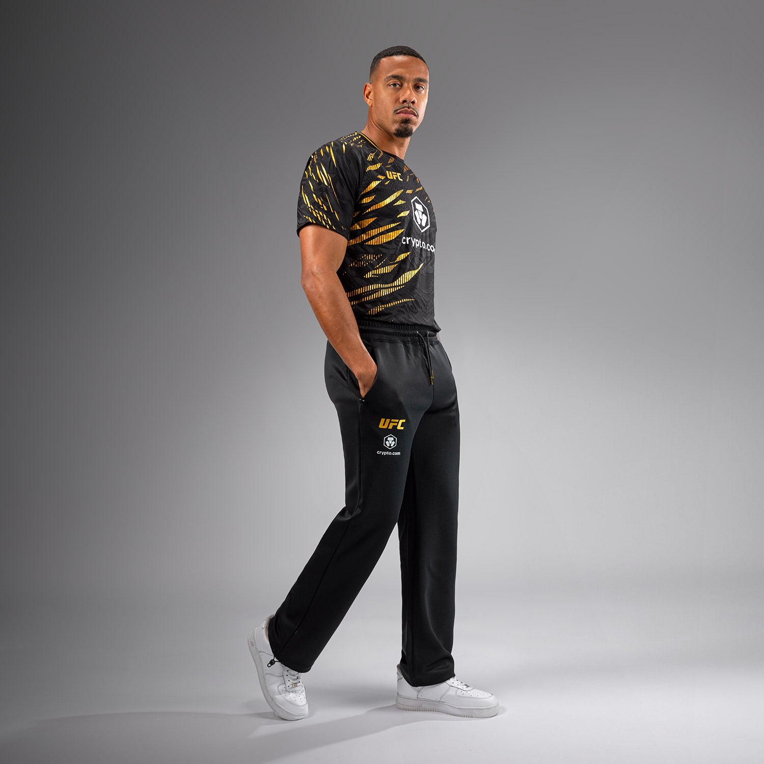 venum-ufc-fusion-by-venum-authentic-fight-night-straight-leg-walkout-hose-champi image 2