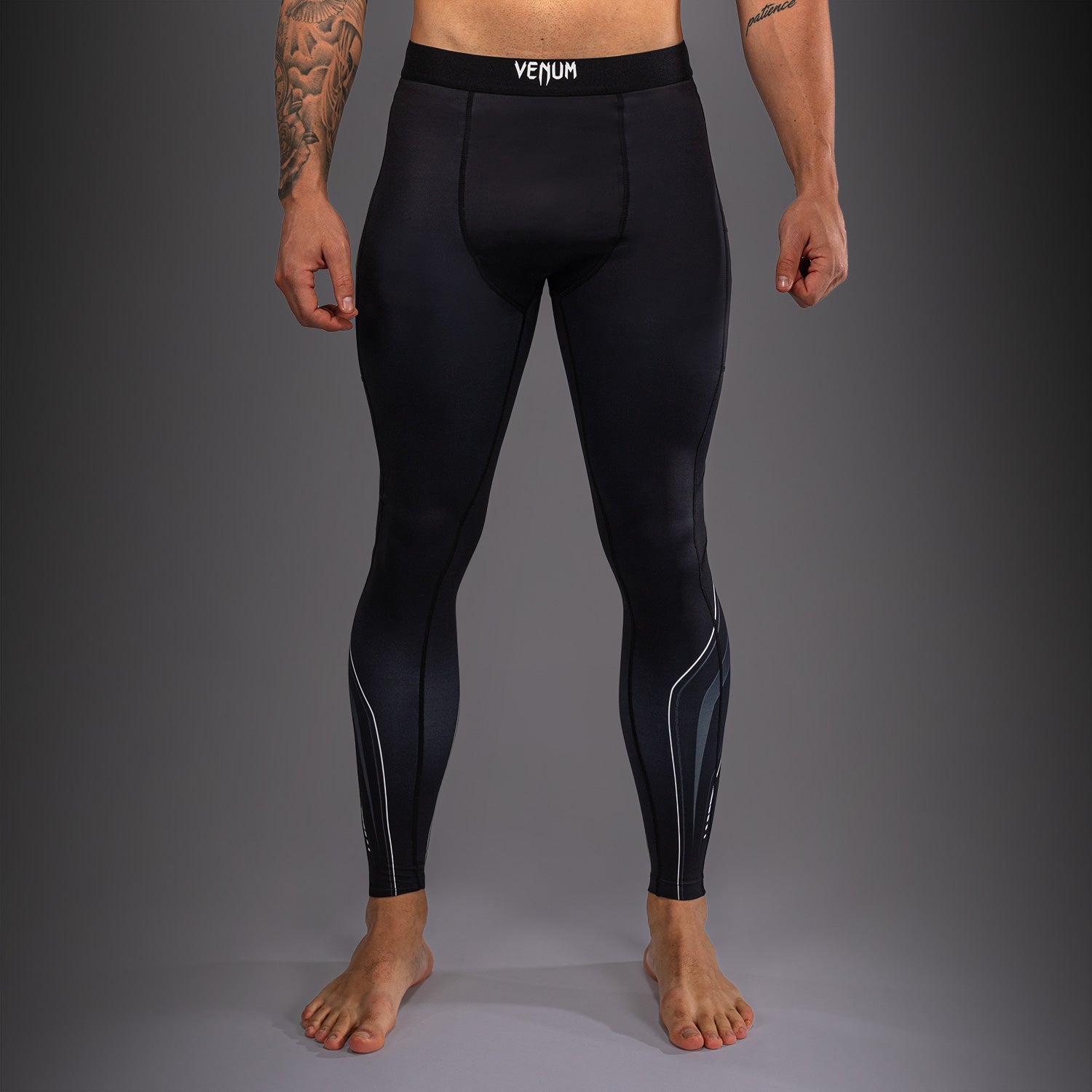 venum-streamline-spats-herren-schwarz-wei image 1