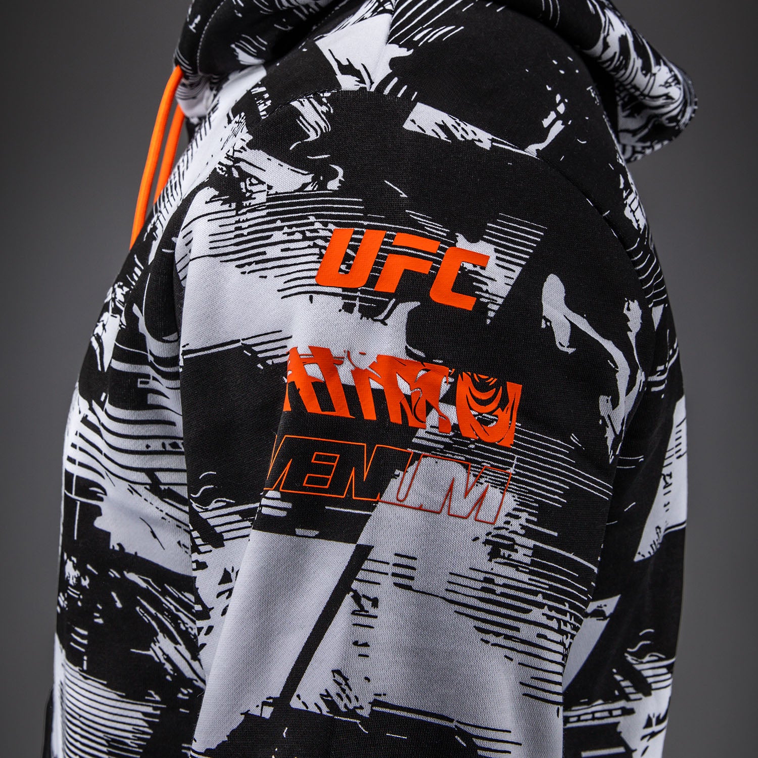 venum-ufc-zenith-authentic-fight-week-pullover-hoodie-herren-wei-schwarz image 4