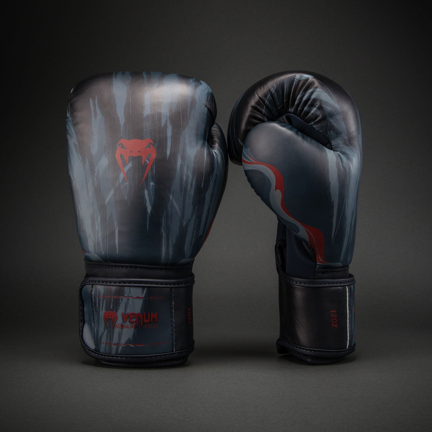 venum-demon-boxhandschuhe-schwarz-grau image 2