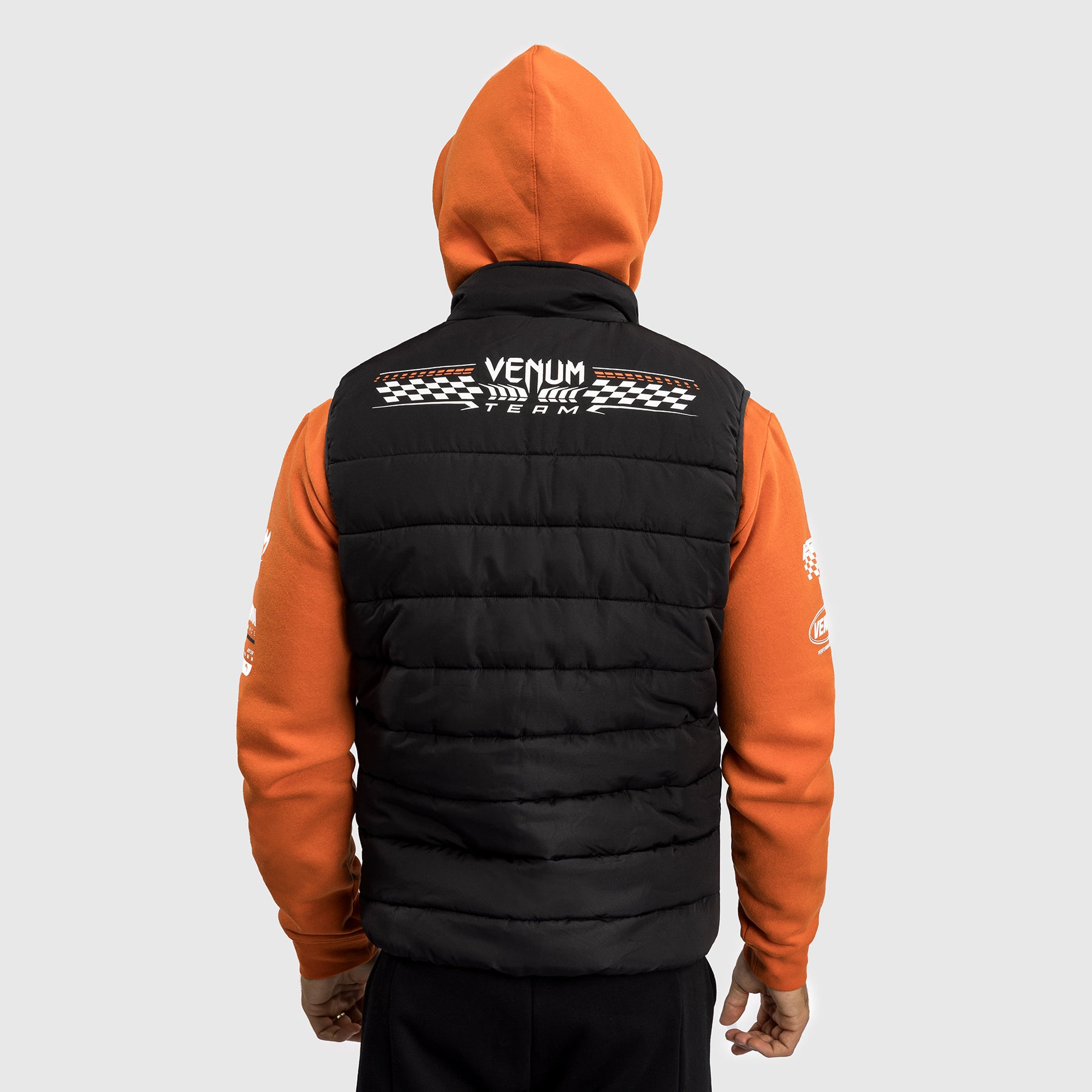 venum-motorsport-daunenjacke-rmellose-steppjacke-tiefschwarz image 3