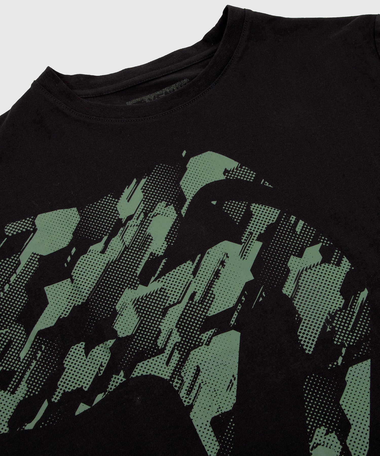 venum-tecmo-giant-t-shirt-schwarz-khaki image 5