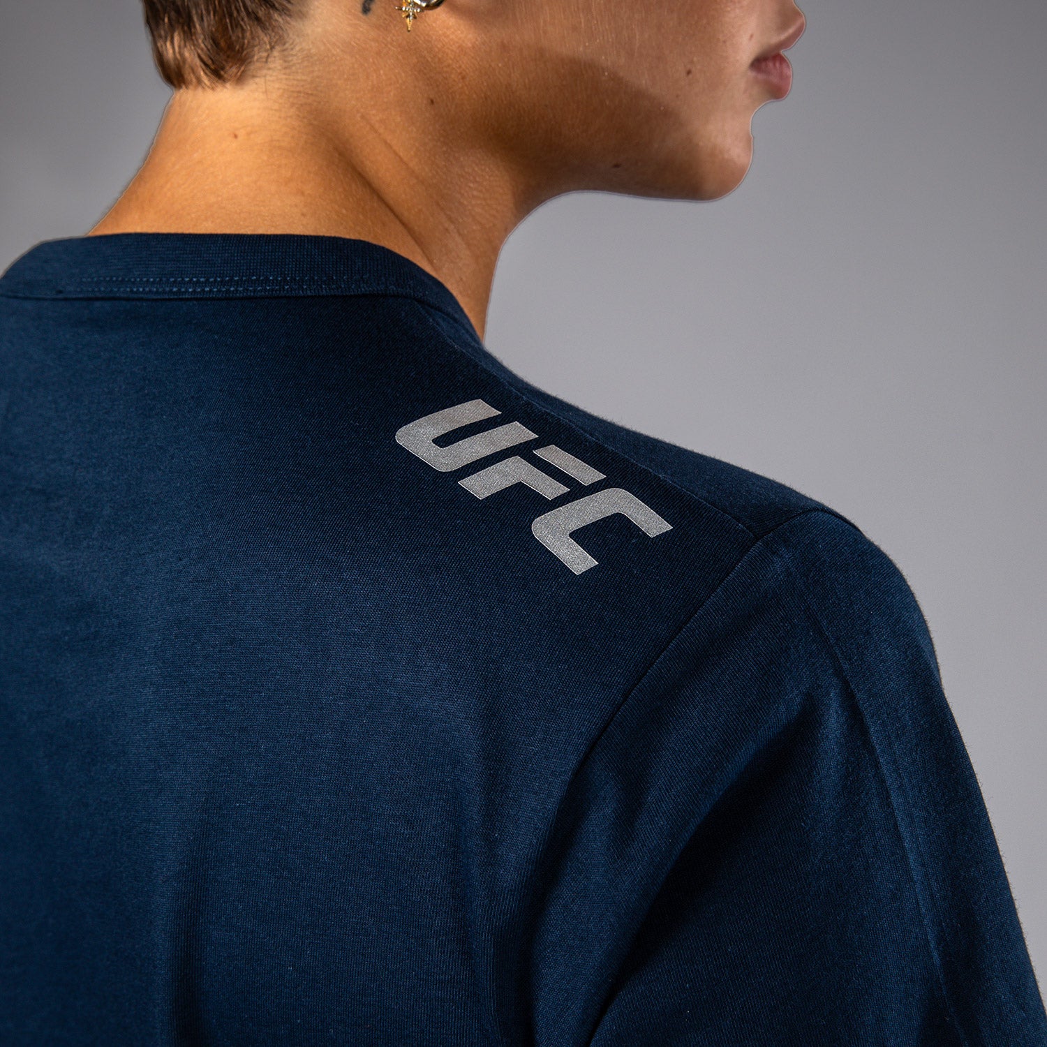 venum-ufc-fusion-by-venum-fight-week-damen-t-shirt-kurzarm-baumwolle-solid-ozean image 6