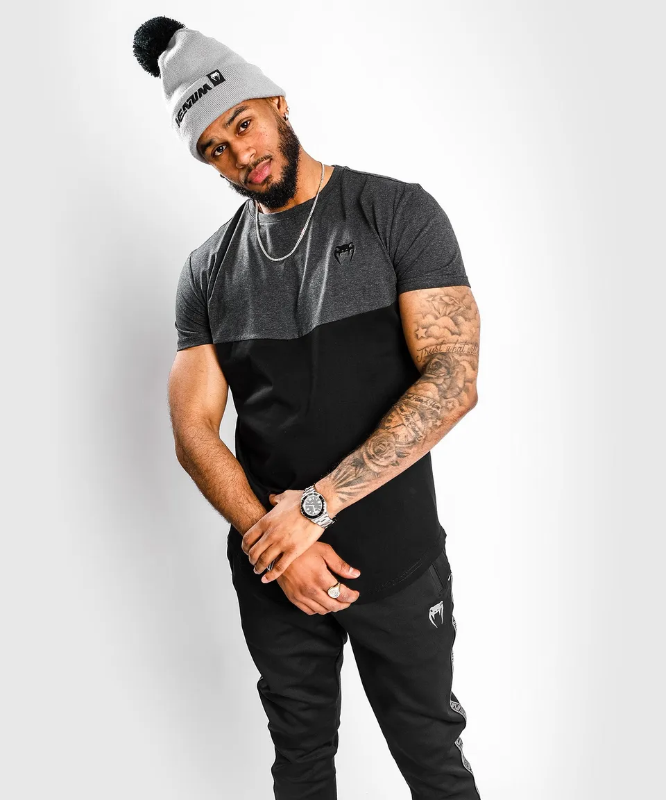 venum-laser-t-shirt-schwarz-wettergrau-herren image 1