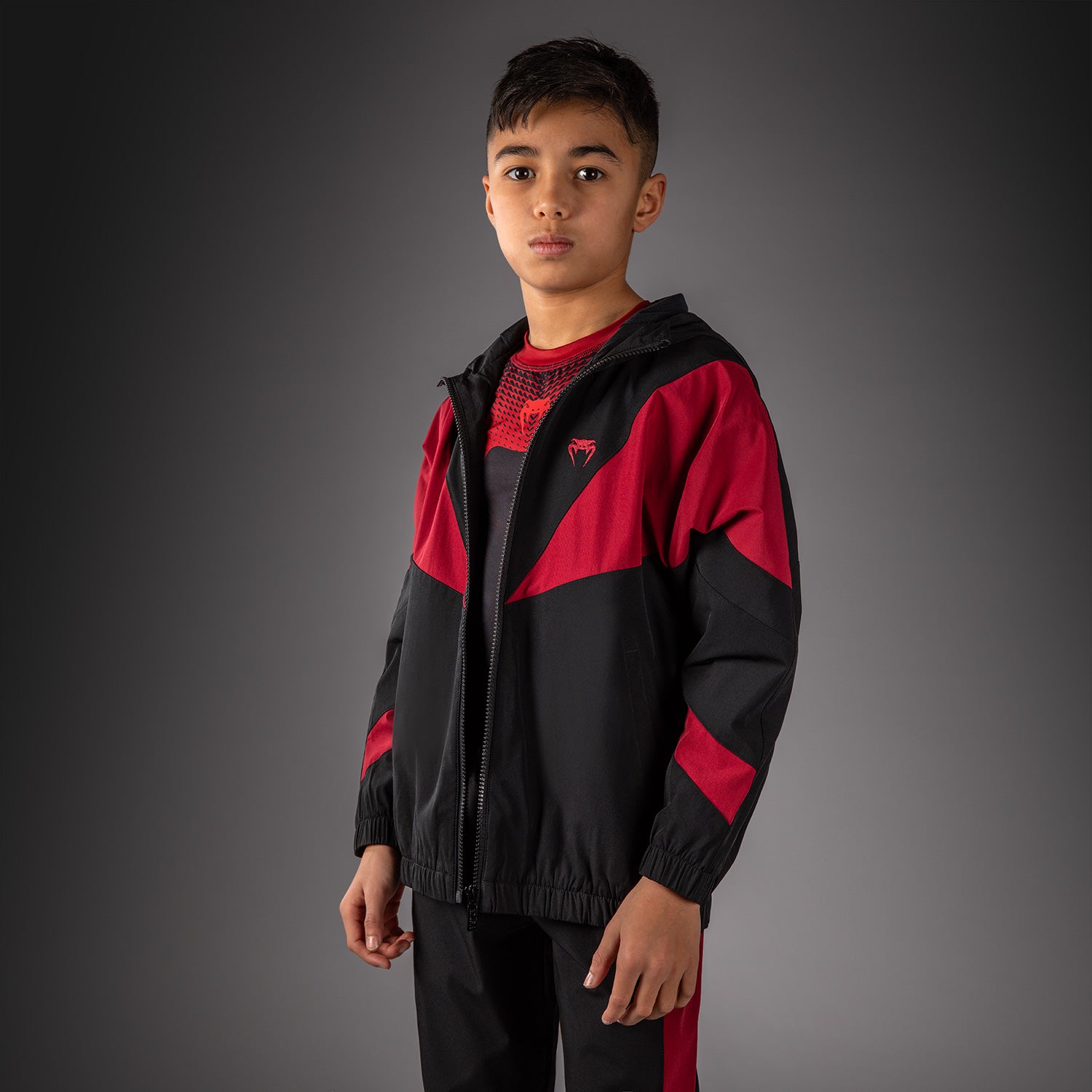 venum-vectra-trainingsjacke-f-r-kinder-schwarz-rot image 6